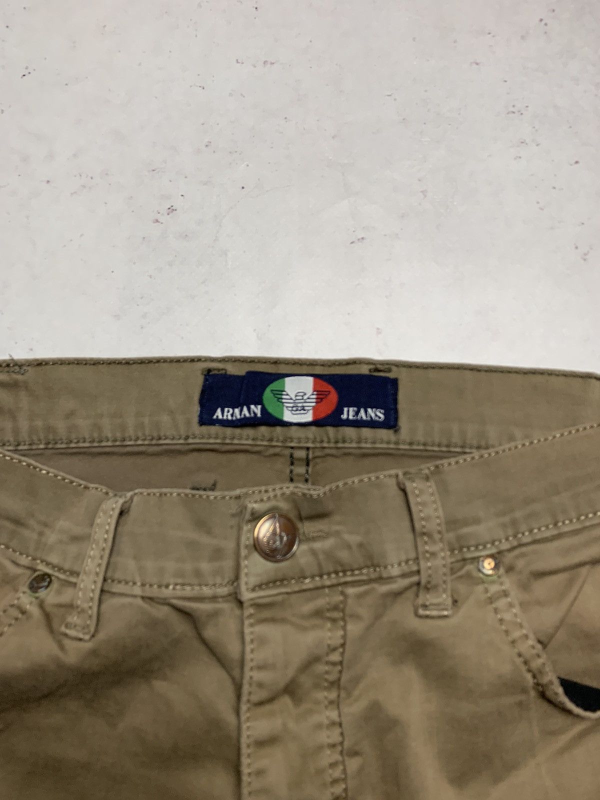 Armani Vintage Armani Pocket Logo Baggy Jeans Y2K 32 Size US 32 / EU 48 - 4 Thumbnail