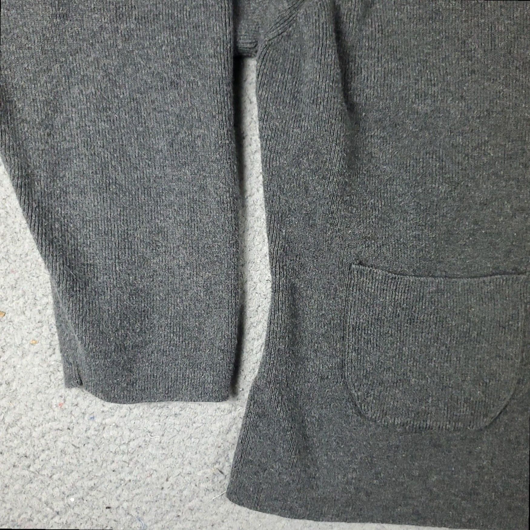 J. Jill J Jill Womens Large Gray Shawl Collar Cardigan Button Up Ladies Sweater Size L / US 10 / IT 46 - 3 Thumbnail