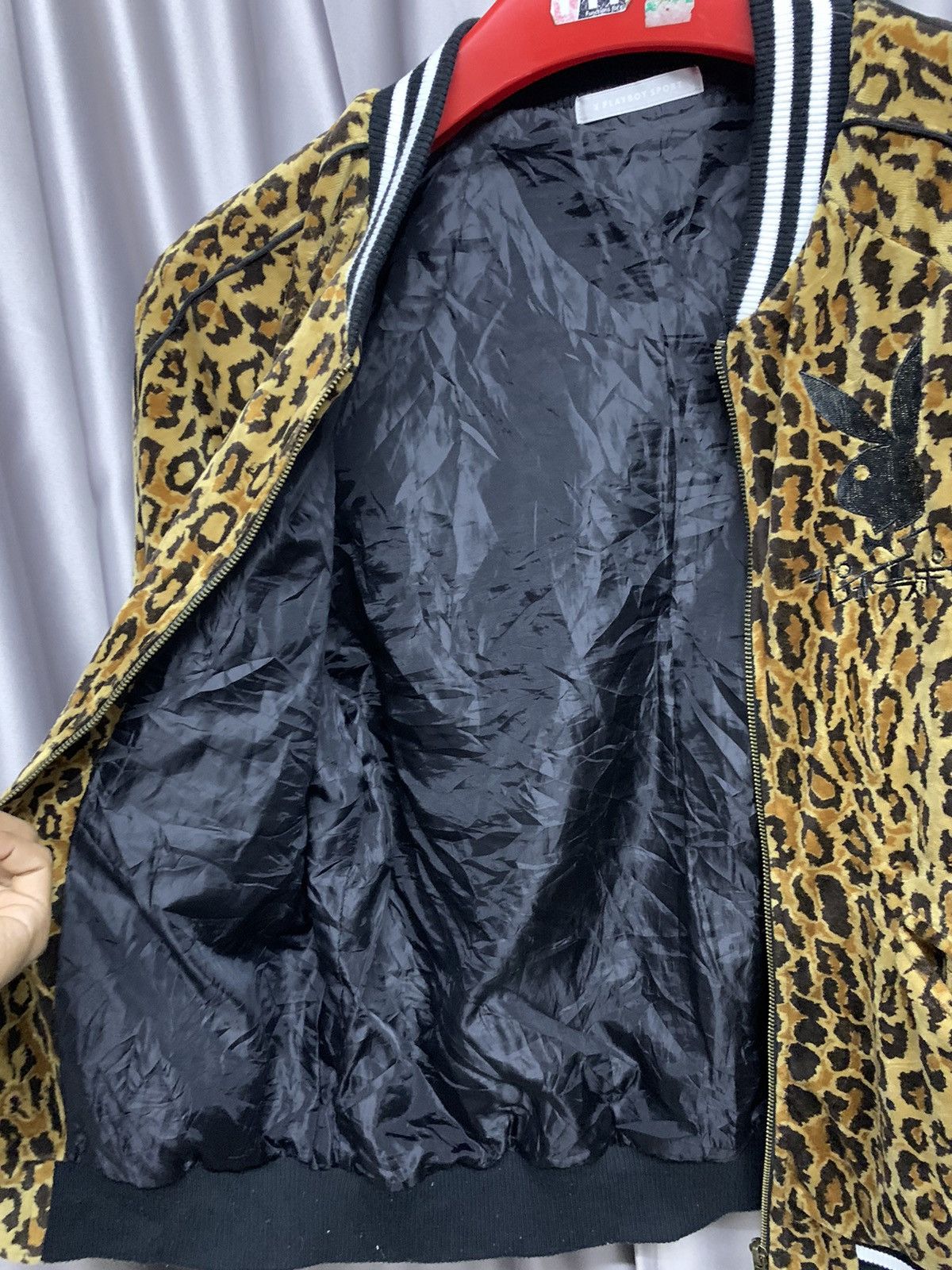 Playboy PLAYBOY CORDUROY BOMBER JACKET LEOPARD DESIGN Size US M / EU 48-50 / 2 - 8 Thumbnail