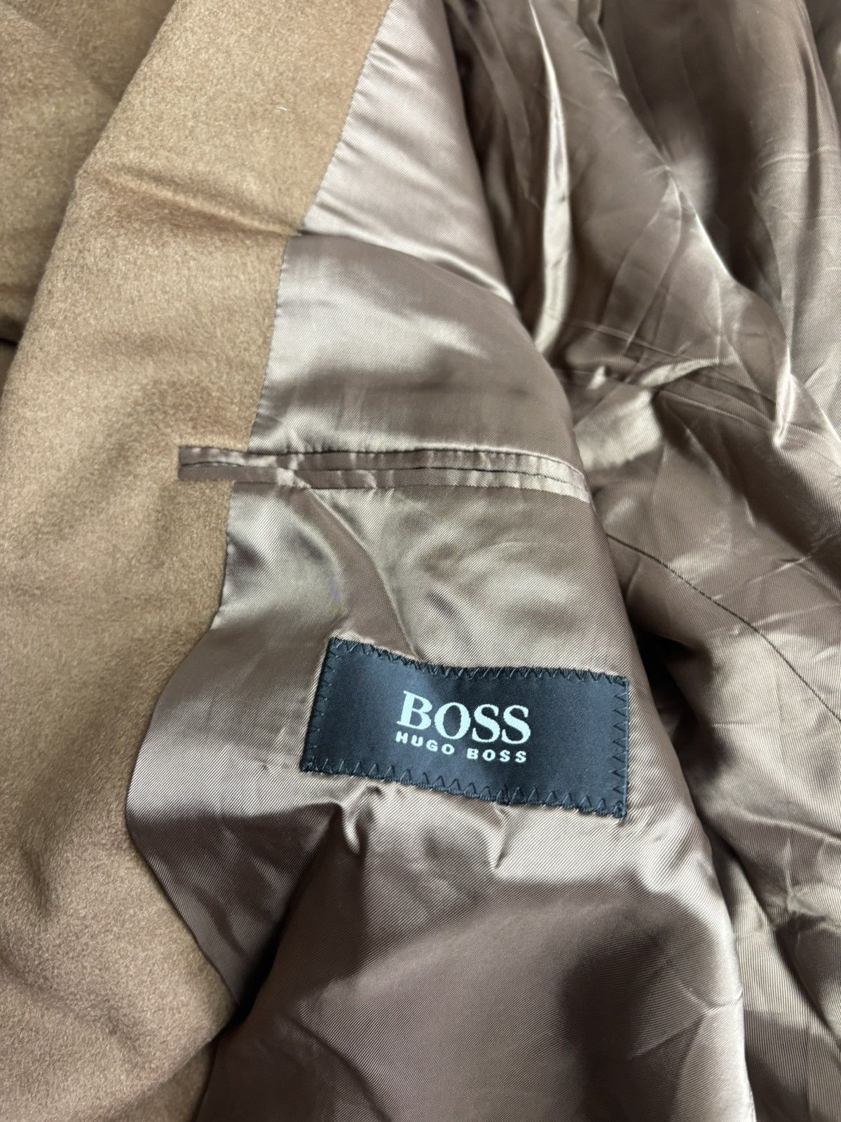 Hugo Boss × Loro Piana Hugo Boss Loro Piana Ing camel Blazer Size 54R - 7 Thumbnail