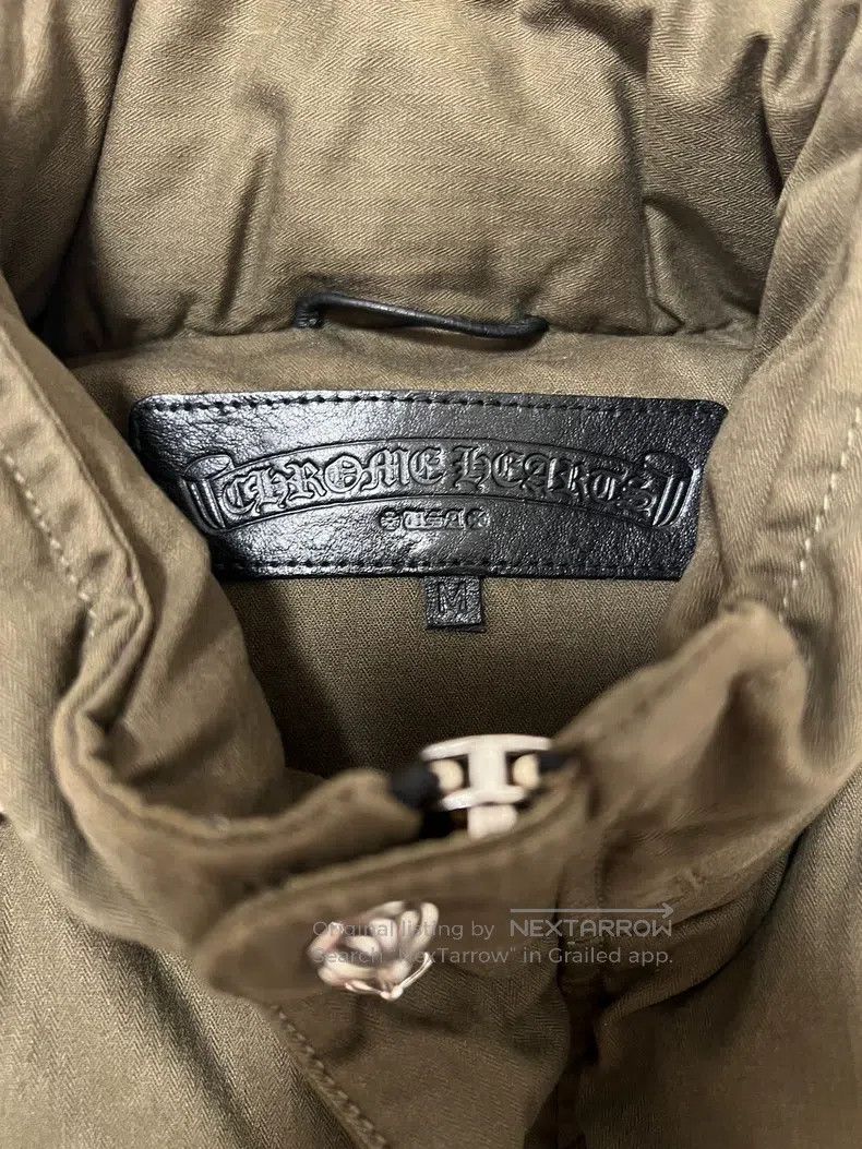 Chrome Hearts CHROME HEARTS Size M Dark green army green down jacket jack Size US M / EU 48-50 / 2 - 2 Thumbnail