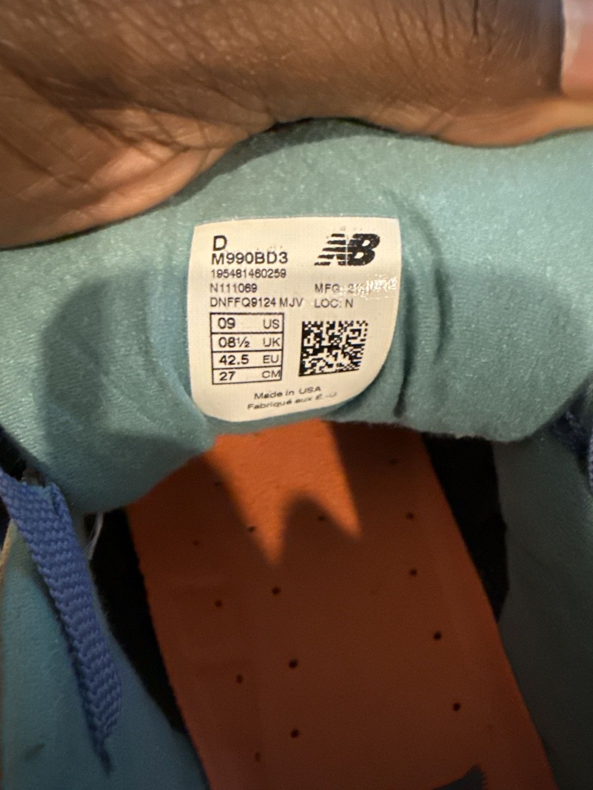 Bodega × New Balance New Balance x Bodega 990V3 Size US 9 / EU 42 - 6 Thumbnail