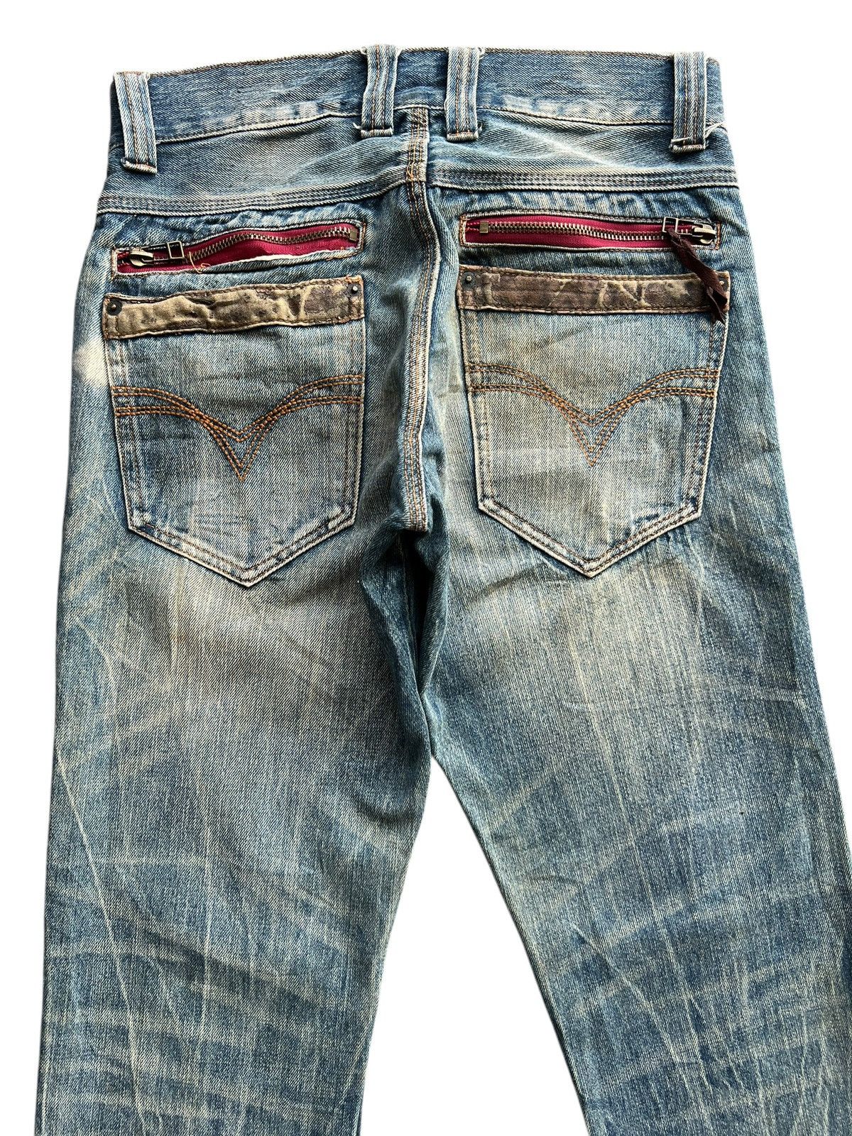 Vintage Y2K Exit Distressed Lowrise Denim Jeans 31x34 Size 31" - 5 Thumbnail