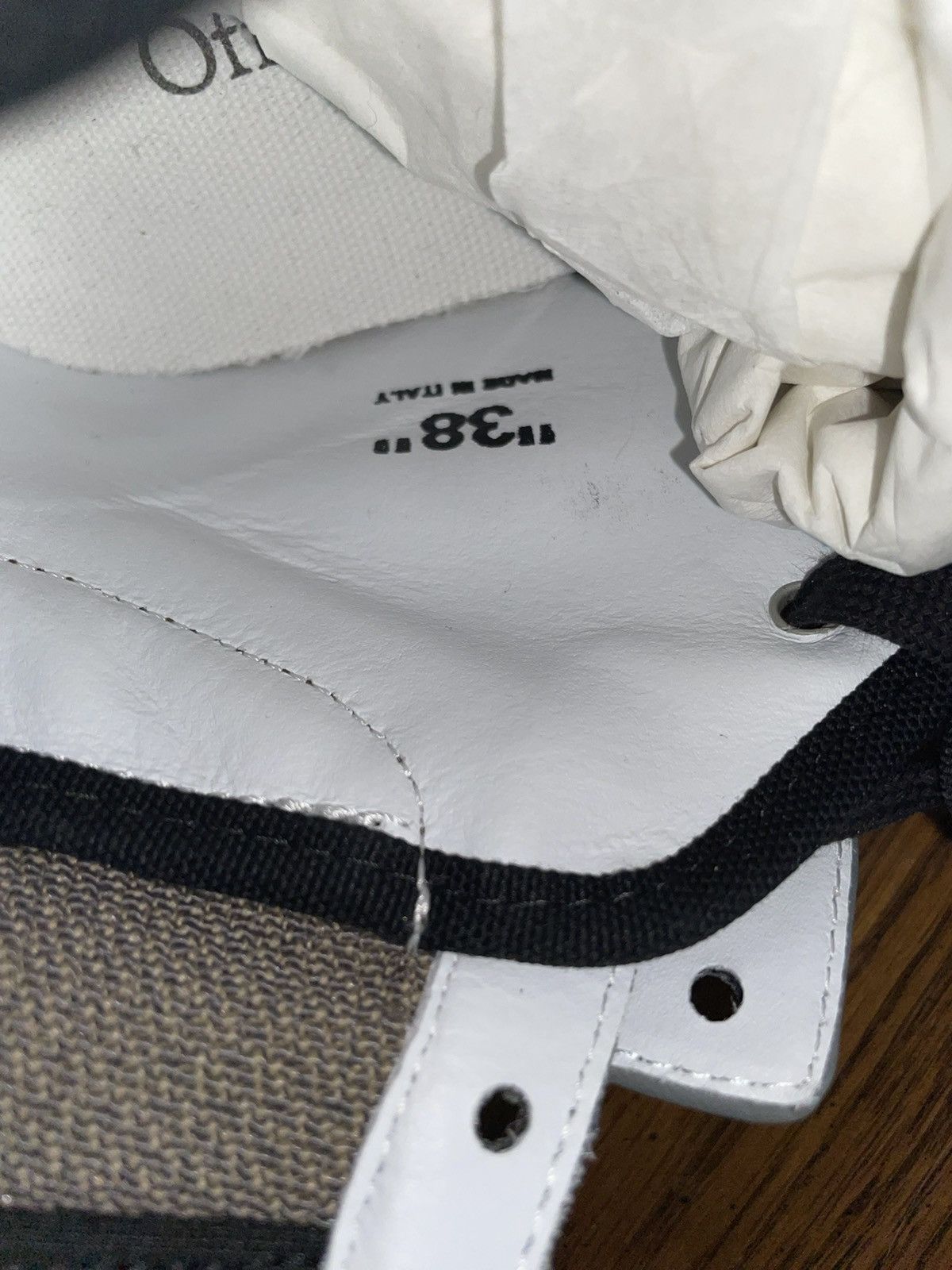 Off-White Off-White 3.0 Off Court Calf Leather in medium gray Size US 5.5 / EU 38 - 7 Thumbnail