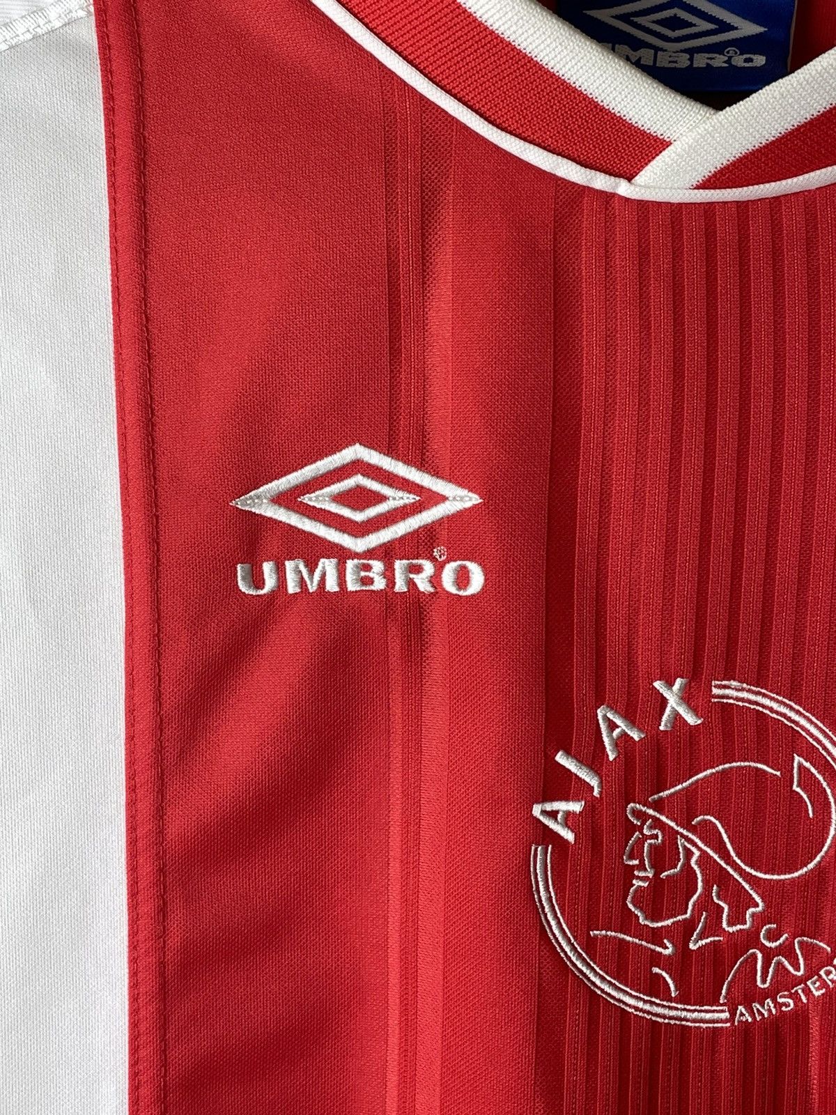Umbro AJAX AMSTERDAM 1999 2000 HOME SHIRT JERSEY UMBRO Size US L / EU 52-54 / 3 - 3 Thumbnail