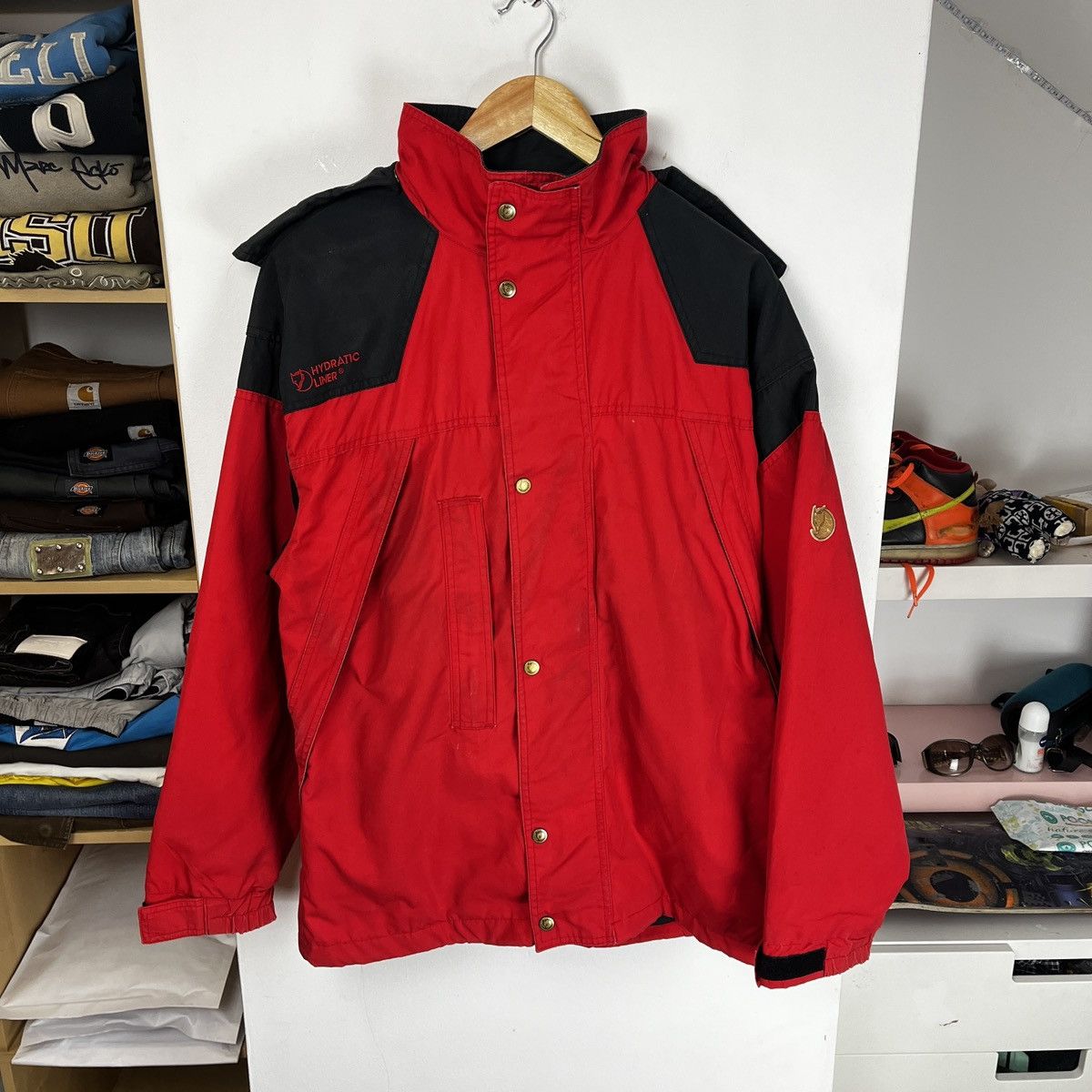 Vintage Fjallraven Baby Blue Raincoat S