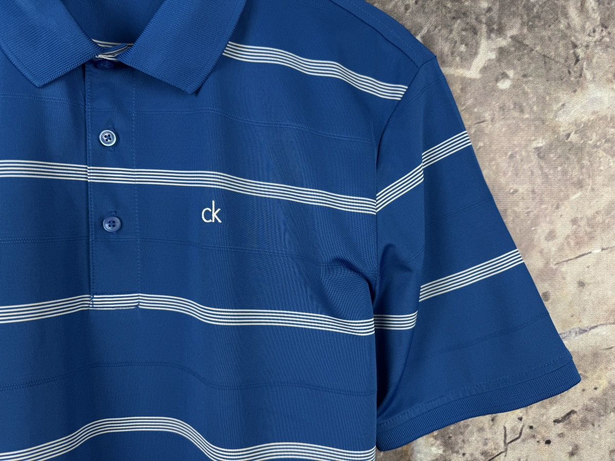 Calvin Klein Men’s Calvin Klein Golf Polo Shirt Striped Sportswear Size L Size US L / EU 52-54 / 3 - 5 Thumbnail