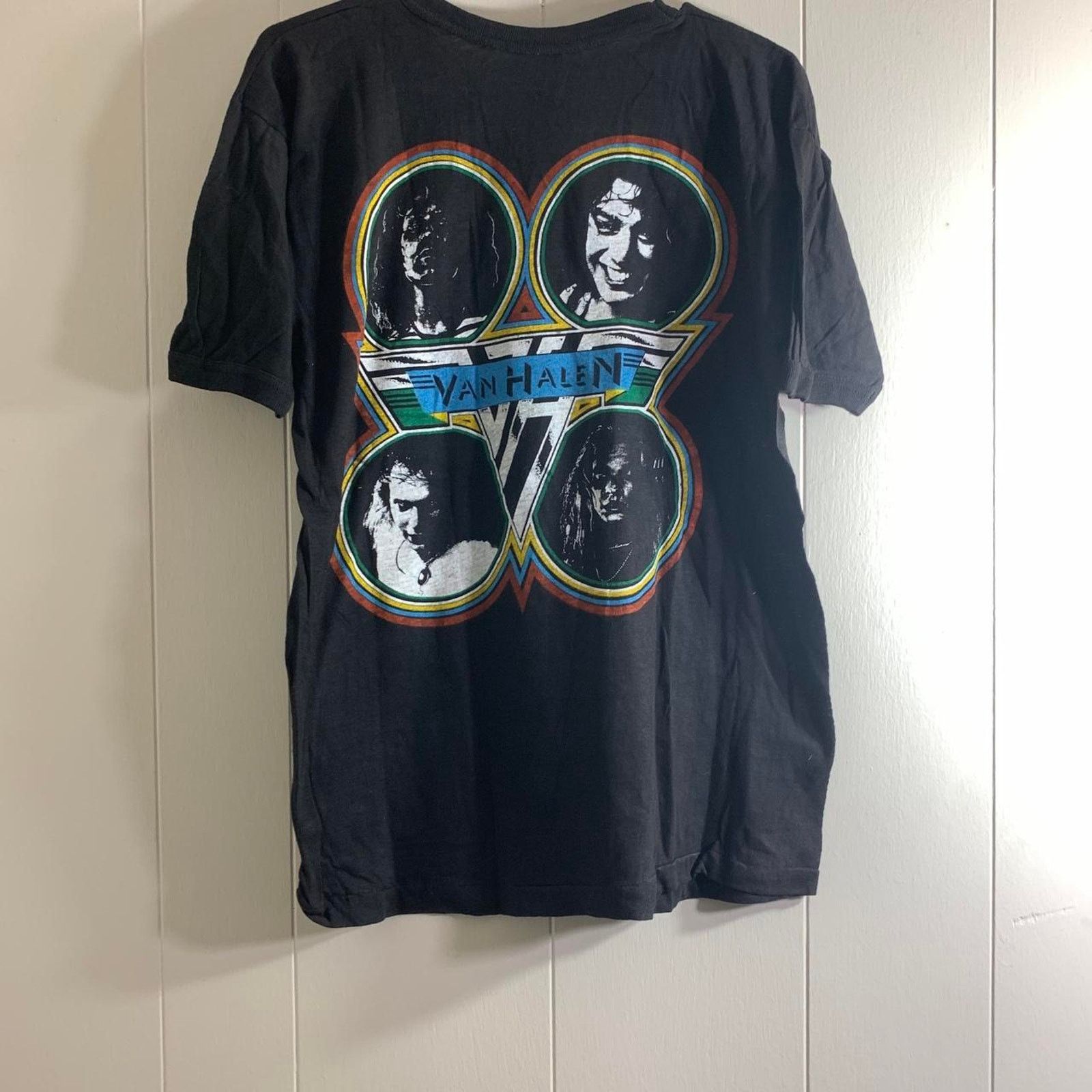 Vintage vintage 1979 VAN HALEN double sided single stitch tee shirt Size US L / EU 52-54 / 3 - 6 Thumbnail