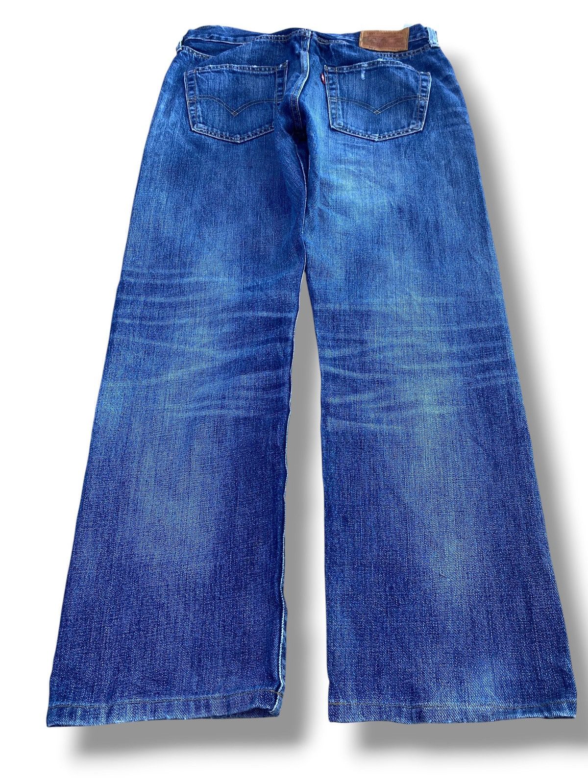 Levi's Vintage Levi’s 501 Faded Wash Whiskers Style Ripped Jeans Size US 32 / EU 48 - 3 Thumbnail