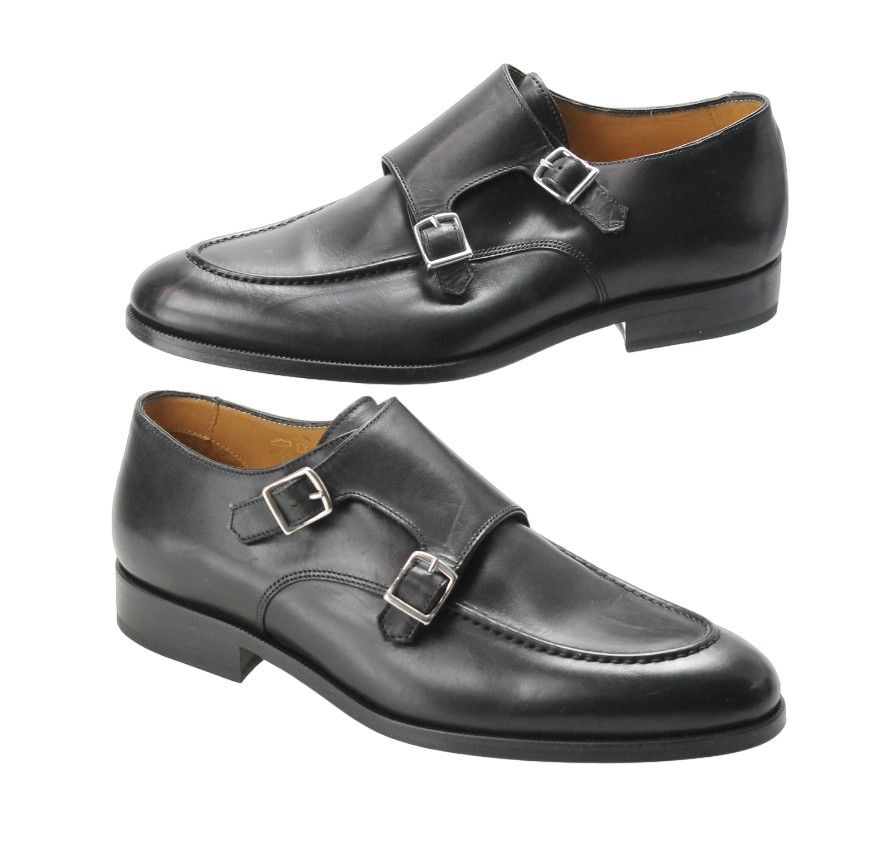 image of Suitsupply Fw1005 Formal Shoes Men's Eu 41 / Uk 7 Leather in Black (Size 8)