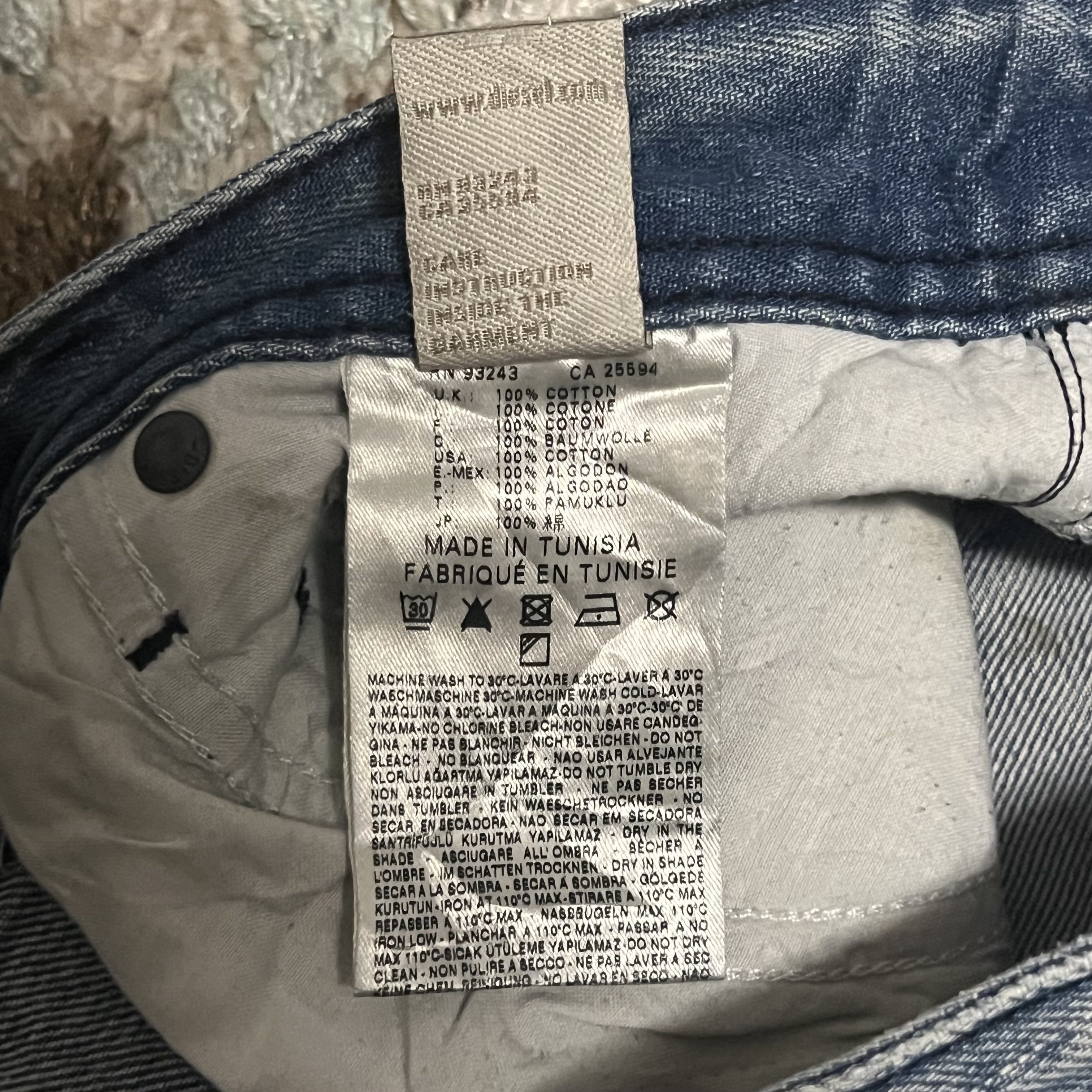 Diesel Diesel Industry Krooley Slim Carrot Jeans 29x32 Y2K Size US 29 - 8 Thumbnail