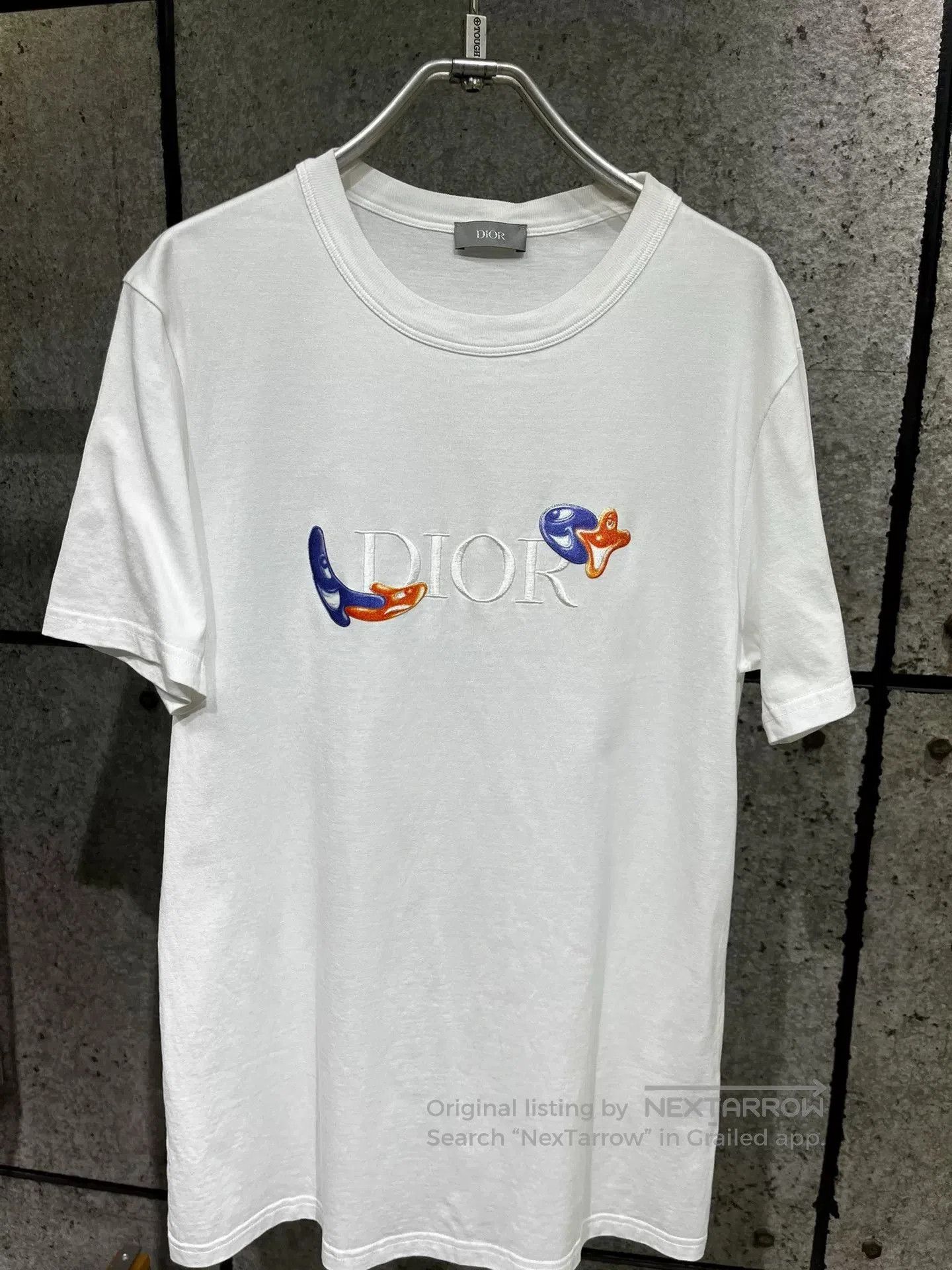 Dior Dior White Letter Short-Sleeve T-Shirt M. Size US M / EU 48-50 / 2 - 1 Thumbnail