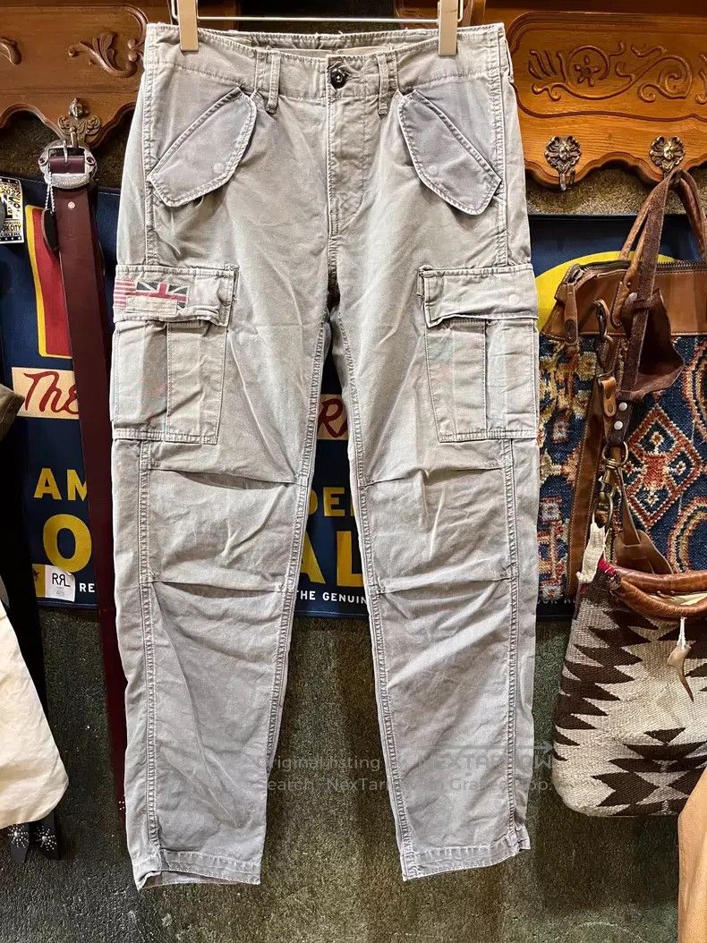 RRL Ralph Lauren RRL Ralph Lauren Outdated vintage work pants Size US 32 / EU 48 - 2 Thumbnail