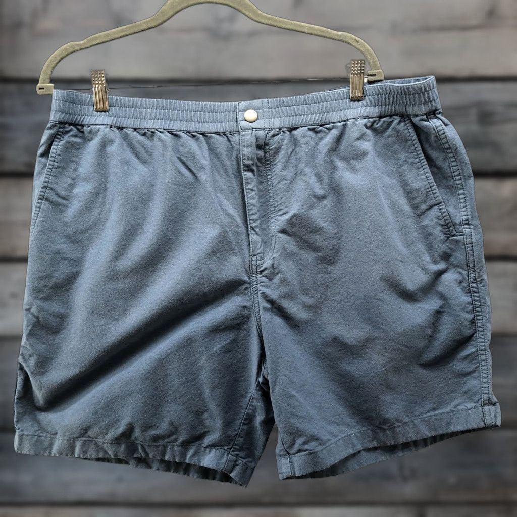 J.Crew J. Crew Tripper Short Mens XL Dusty Blue Cotton Pull On 7'' Flat Front Size US 36 / EU 52 - 1 Thumbnail