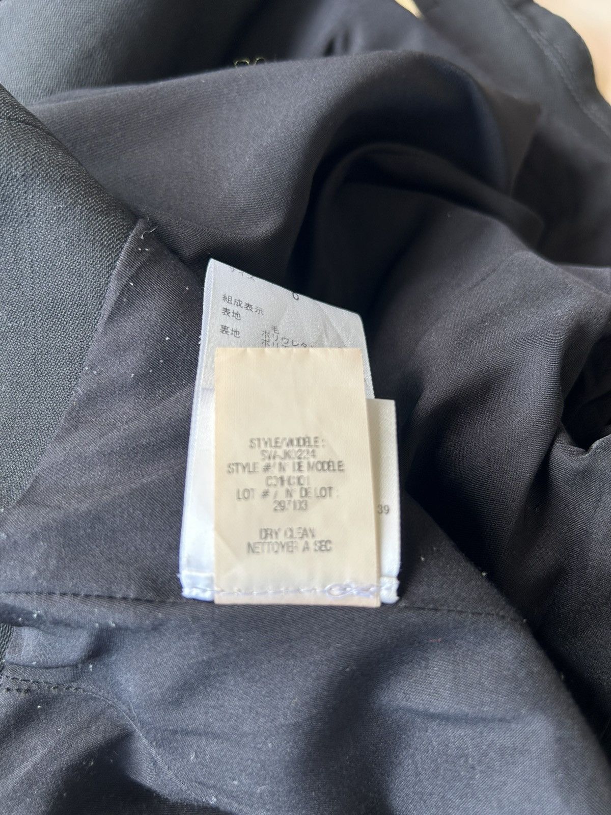 Helmut Lang Helmut Lang Smoking Wool Tux Blazer Size XS / US 0-2 / IT 36-38 - 13 Thumbnail