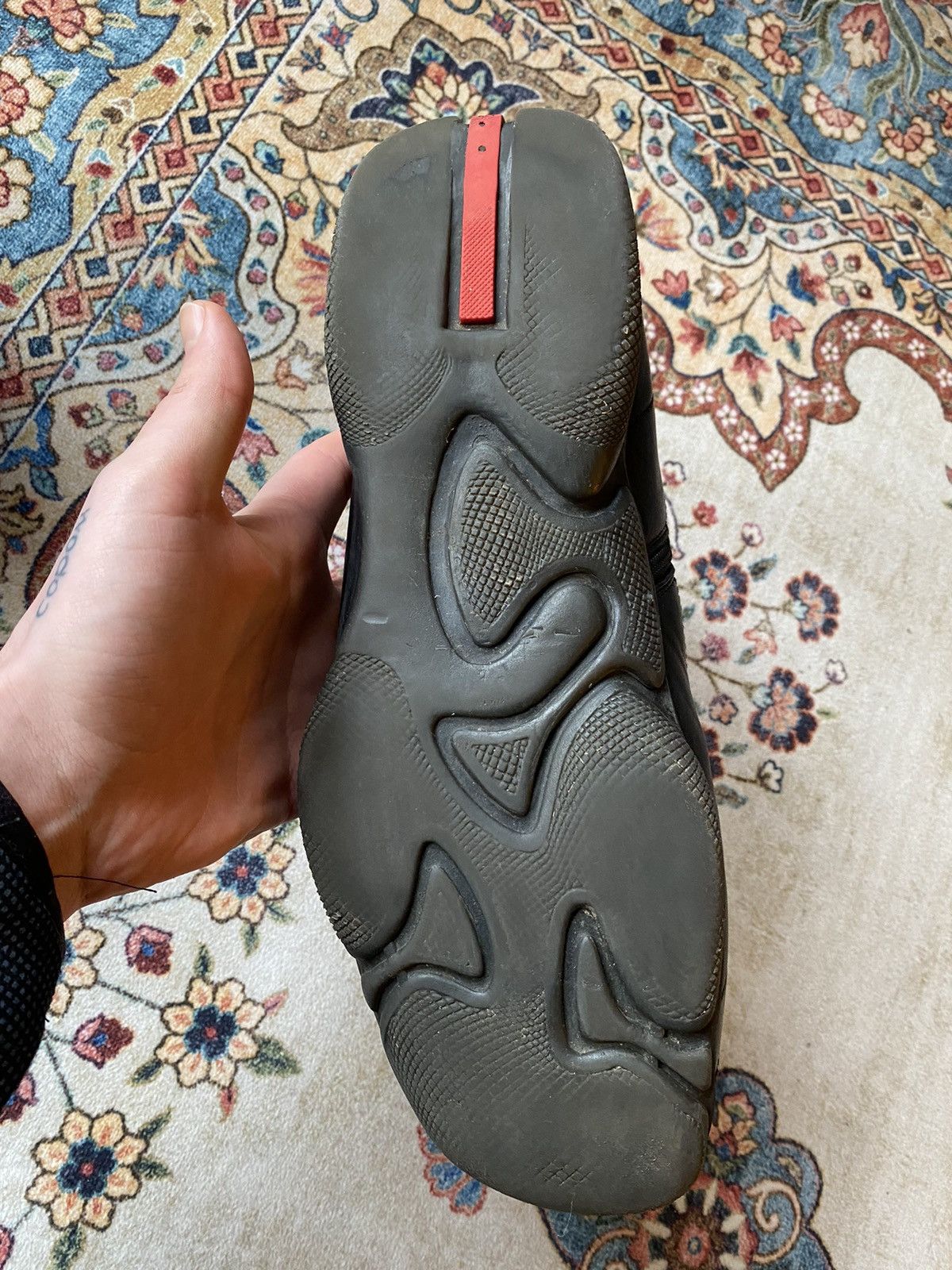 Vintage Prada Archive High-top Leather Boots