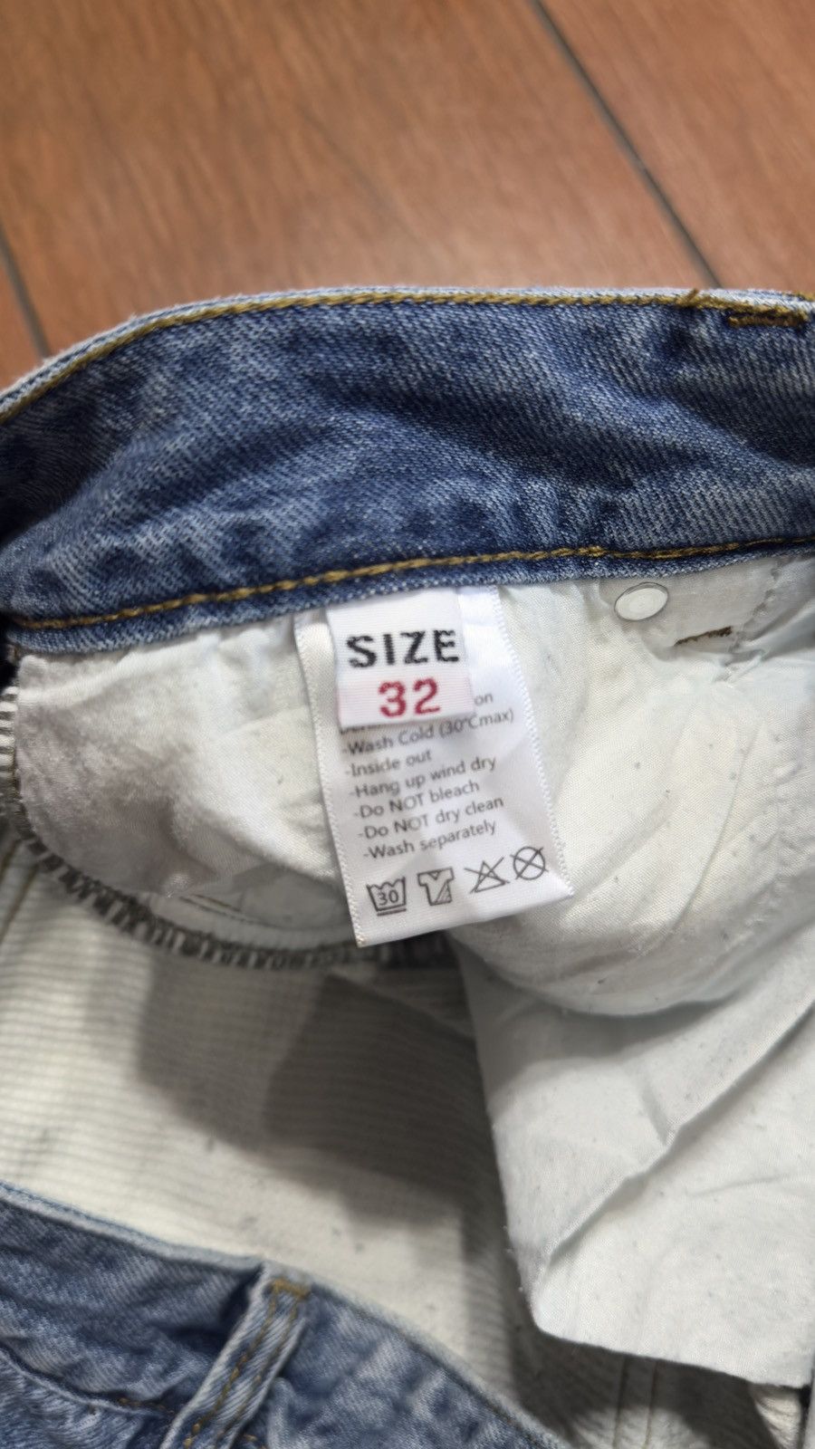 Handmade HANDMADERUST red tag denim Size US 32 / EU 48 - 4 Thumbnail