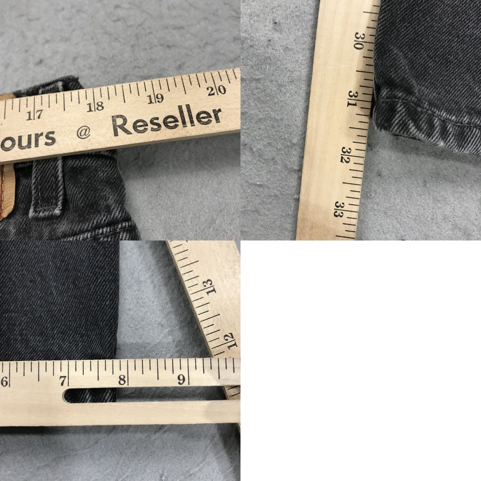 Levi's VINTAGE Levi's 550 Jeans Mens 38x32 Black Relaxed Fit Denim Tapered Leg Logo 90s Size US 38 / EU 54 - 8 Thumbnail