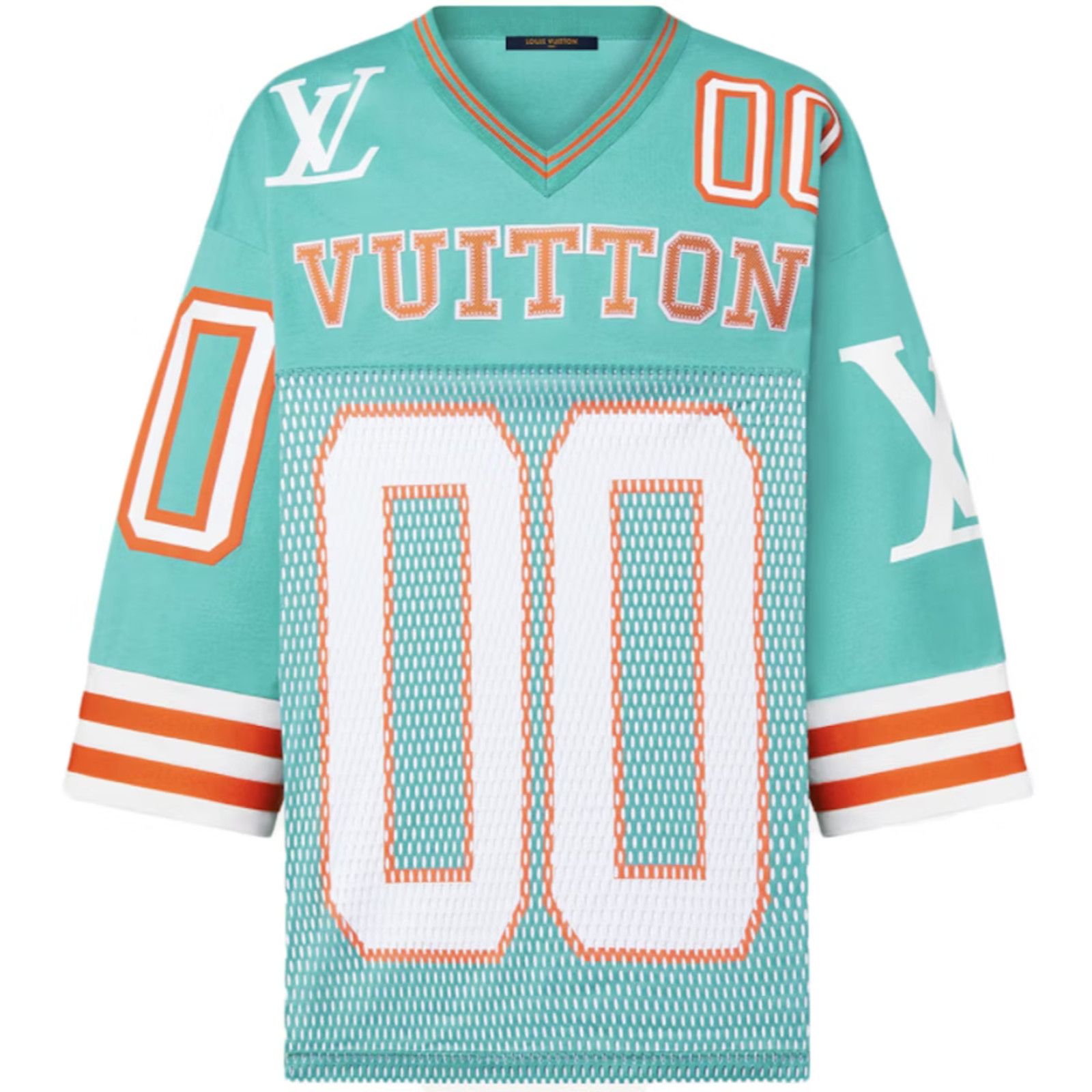 Louis Vuitton Louis Vuitton SS22 Hockey Jersey Tee Menthe T-Shirt Large L Size US L / EU 52-54 / 3 - 1 Thumbnail
