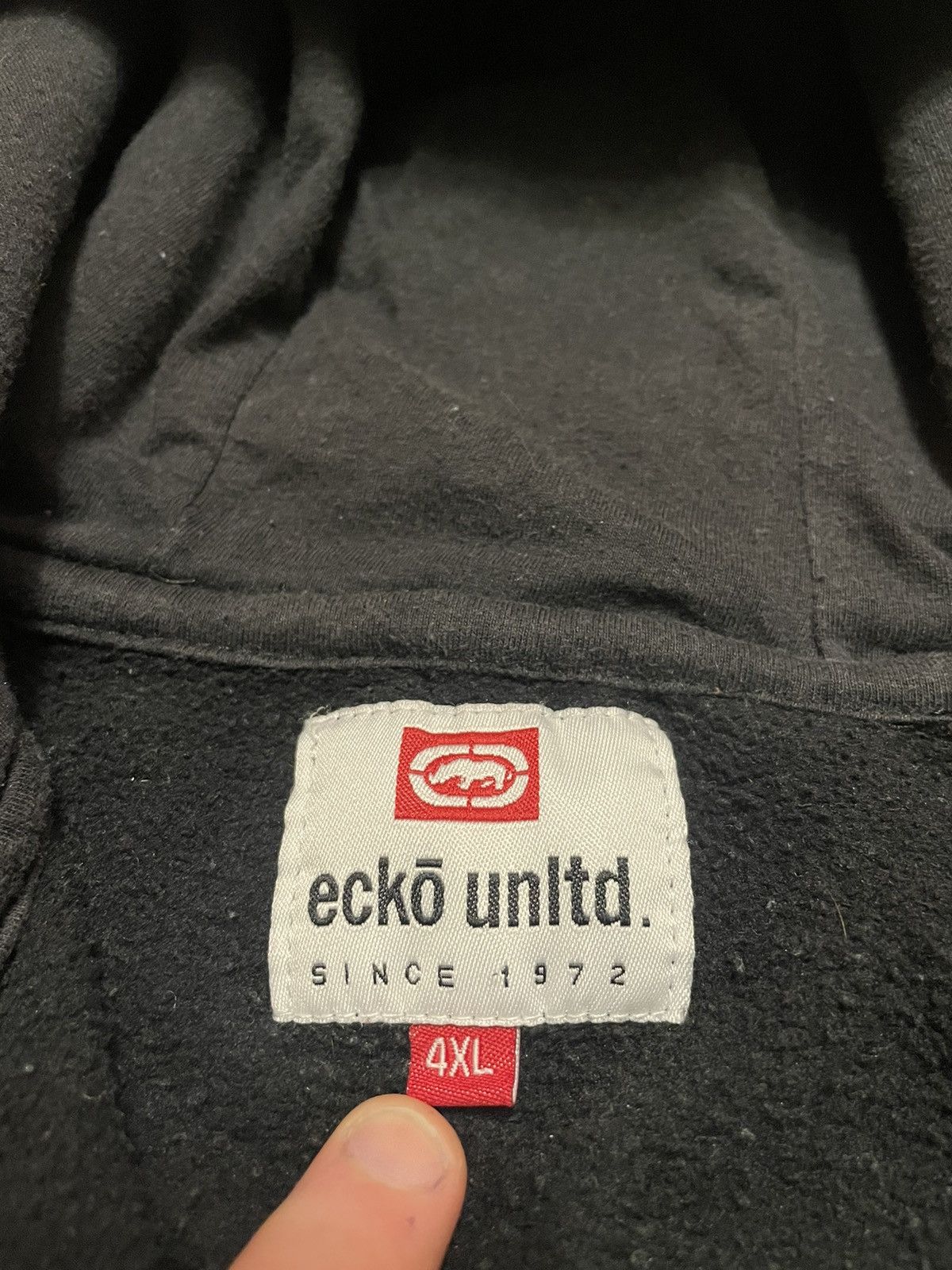 Ecko Unltd. × Vintage Vintage Ecko Unlimited Buggy Oversized Zip-Up Hoodie 4XL Size US XXL / EU 58 / 5 - 11 Thumbnail