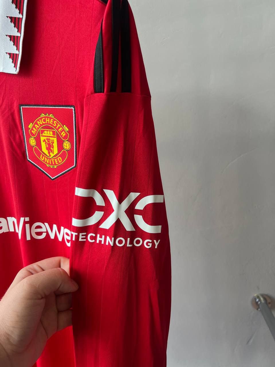 Adidas 2022/23 MANCHESTER UNITED #14 ERIKSEN HOME SOCCER JERSEY L Size US L / EU 52-54 / 3 - 8 Thumbnail