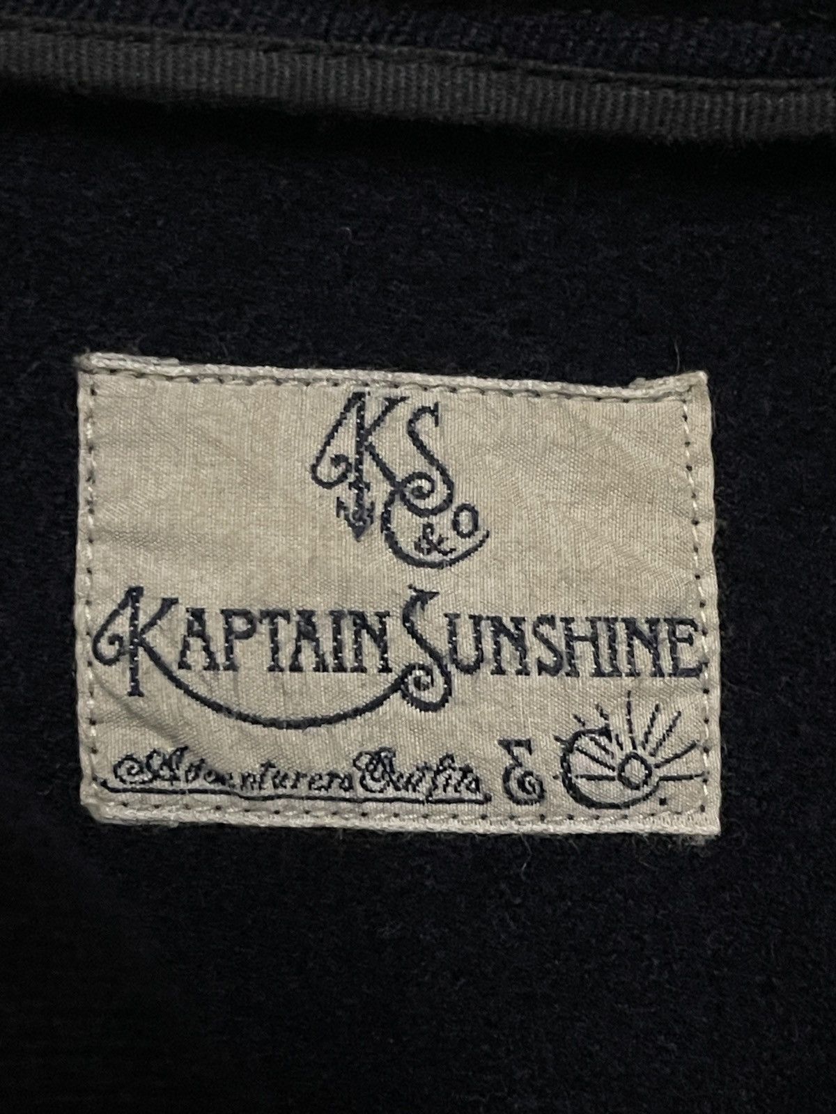 Kapital × Kaptain Sunshine Kaptain Sunshine Navy Submarine Melton Jacket Size US S / EU 44-46 / 1 - 7 Thumbnail
