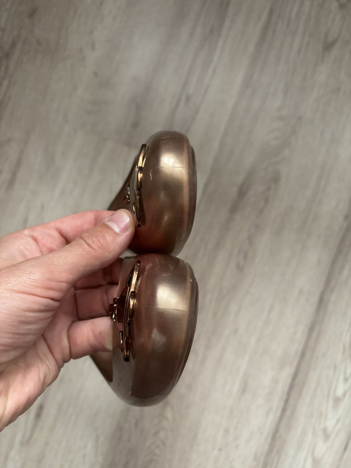 Vivienne Westwood Melissa x Vivienne Westwood Rose Gold Flats Heels US 7 EU 38 Size US 7 / IT 37 - 2 Thumbnail