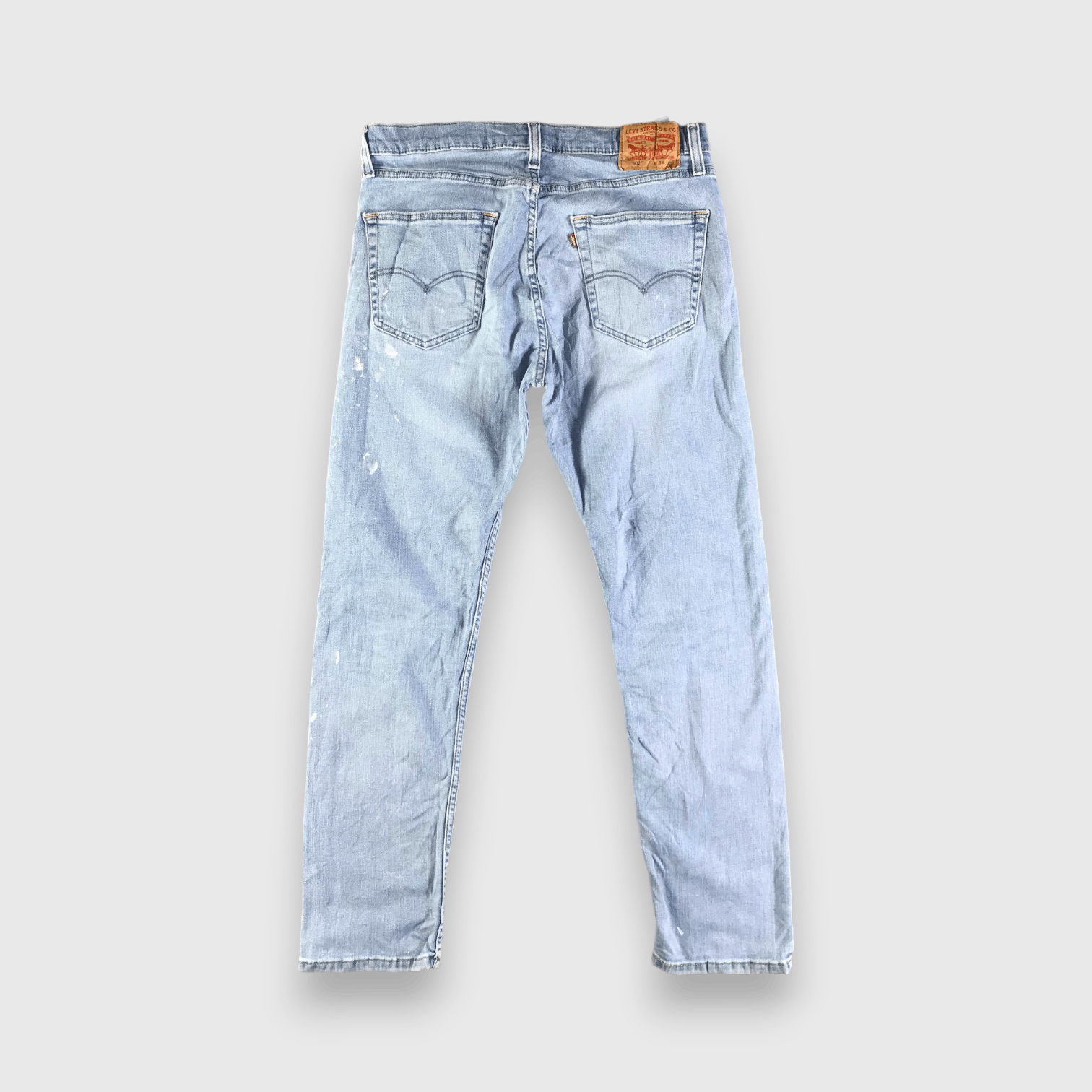 Levi's Vintage Blue Wash Levis 502 Jeans-J4195 Size US 33 - 2 Thumbnail