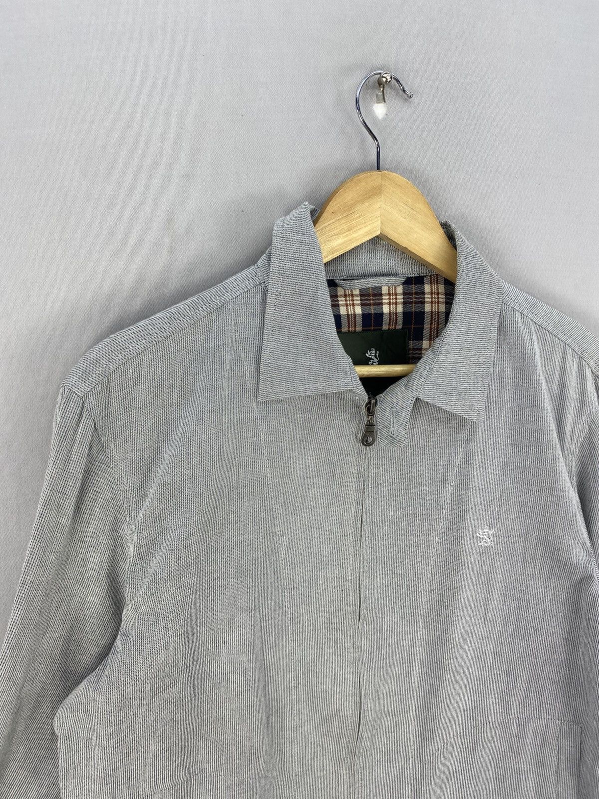 Japanese Brand The Scotch House Herringbone Twill HBT Zipper Jacket Size US M / EU 48-50 / 2 - 2 Thumbnail