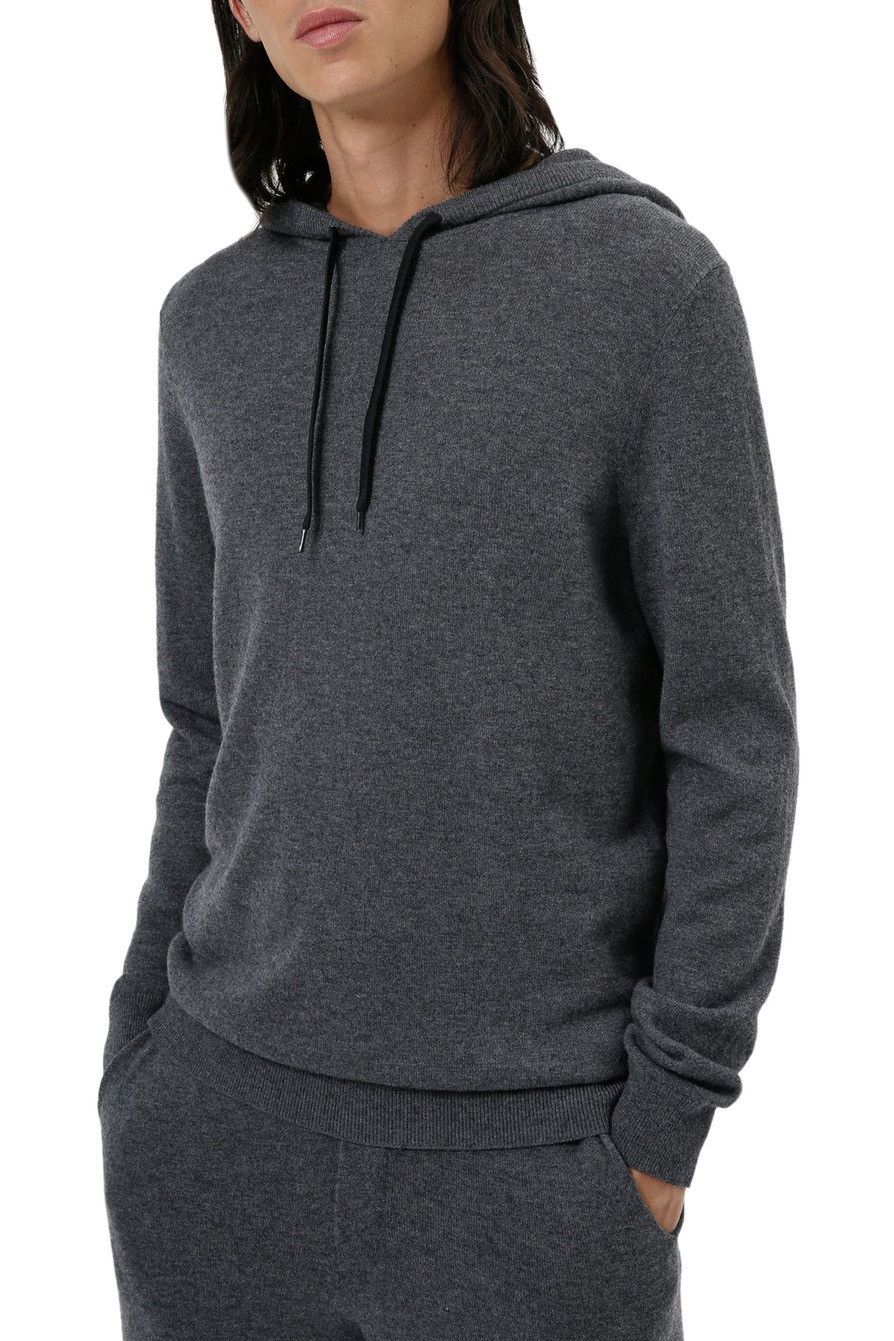 Hugo Boss Hugo Boss Wool Cashmere Hoodie Pullover Size: XL Size US XL / EU 56 / 4 - 3 Thumbnail