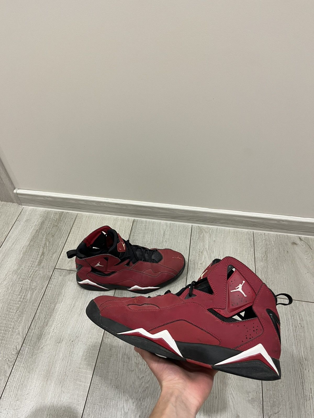 Jordan Brand Nike Air Jordan True Flight VI Gym Red Shoes Size 132 NICE Size US 12 / EU 45 - 1 Thumbnail