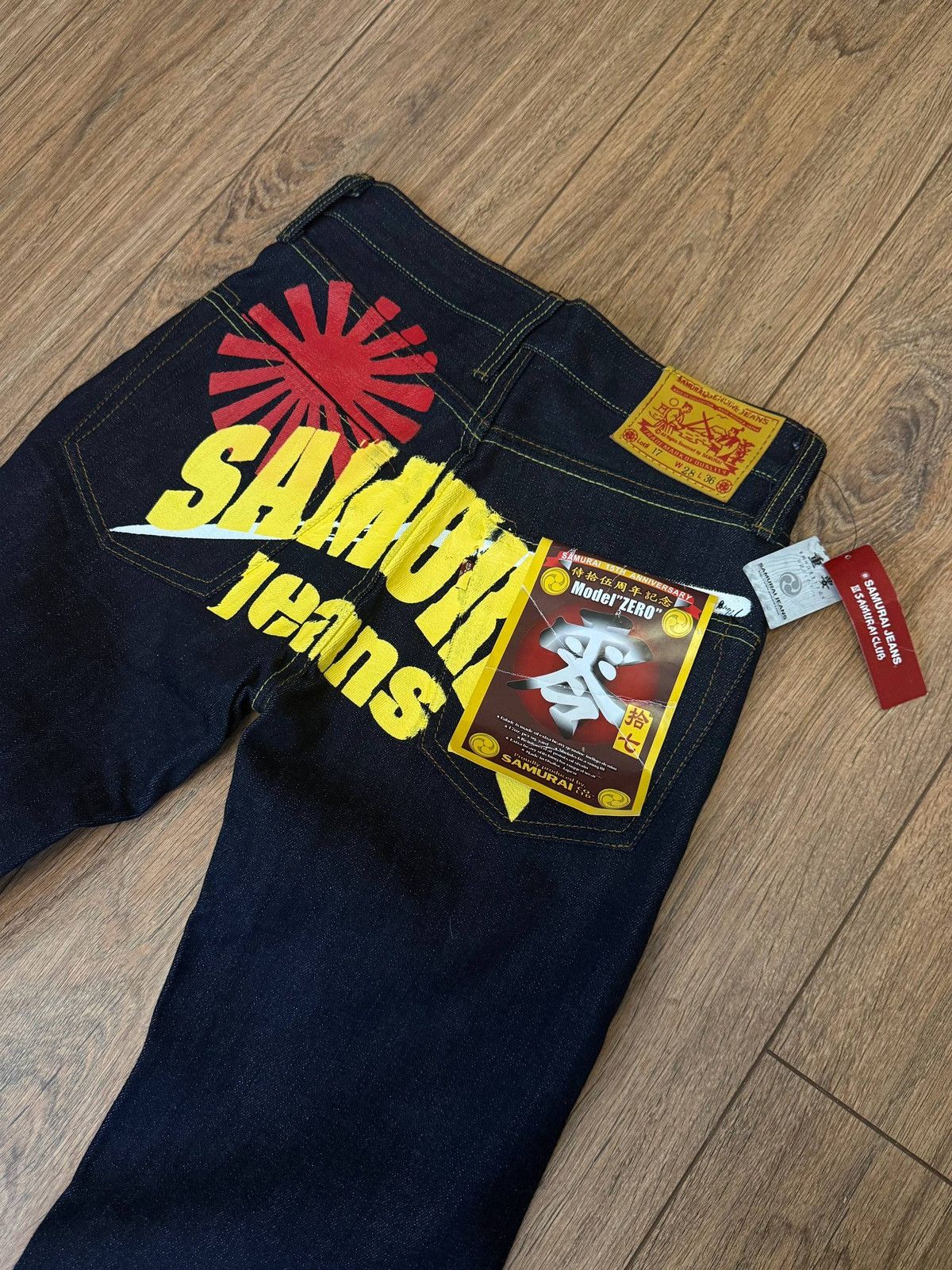 Samurai Jeans Samurai jeans selvedge Print denim Japan Size US 28 / EU 44 - 4 Thumbnail