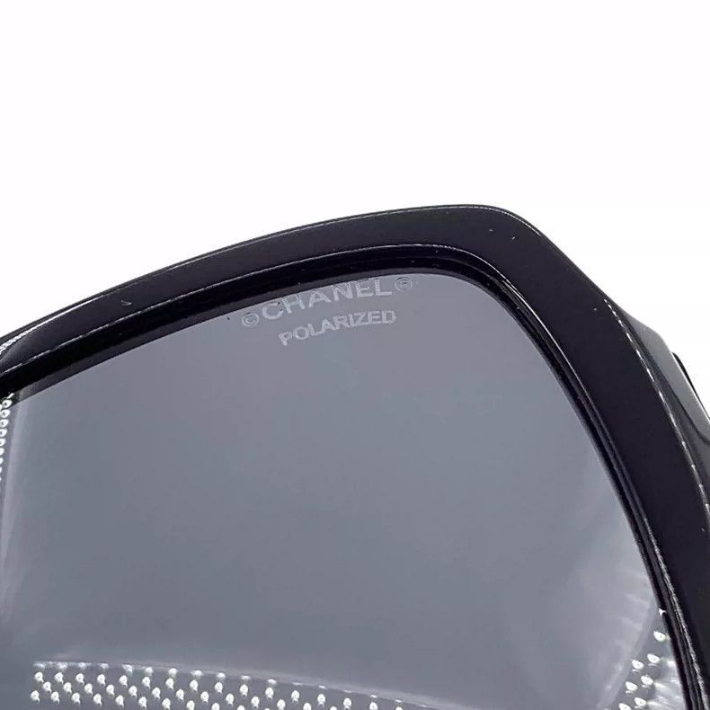 Chanel Chanel Black Logo Square Sunglasses -2505 Size ONE SIZE - 6 Thumbnail