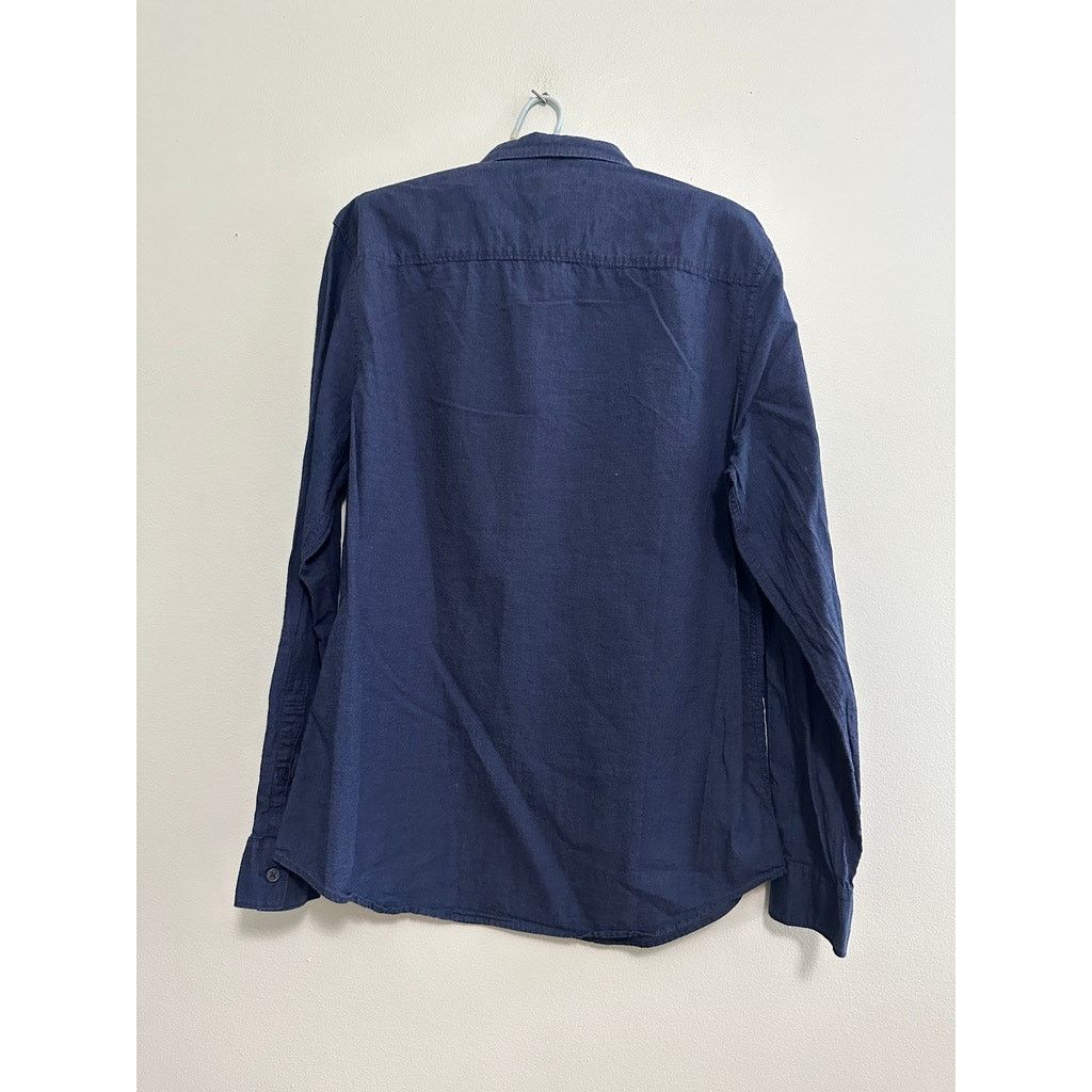 Calvin Klein Calvin Klein navy blue button down size M Size US M / EU 48-50 / 2 - 3 Thumbnail