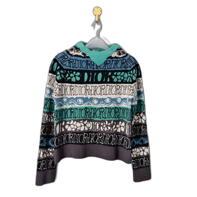 Dior Dior x Stussy Full Print Sweater-yf Size US XS / EU 42 / 0 - 1 Thumbnail