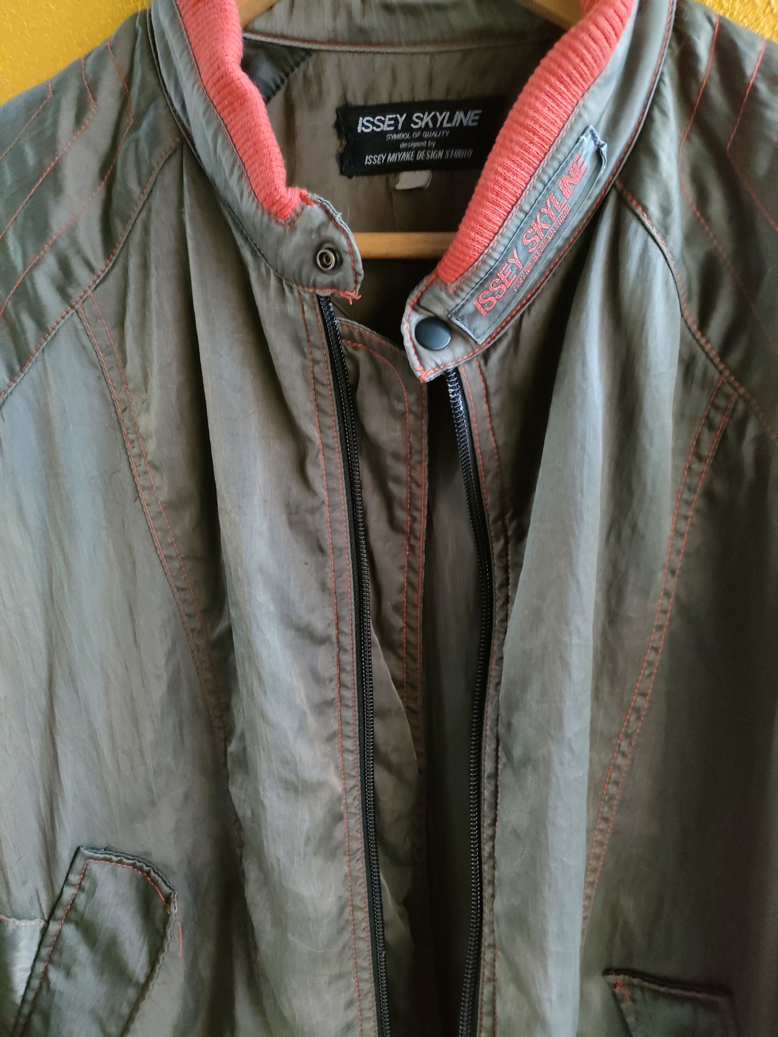 Designer × Issey Miyake Vintage Issey Skyline Bomber Jacket Size US M / EU 48-50 / 2 - 3 Thumbnail