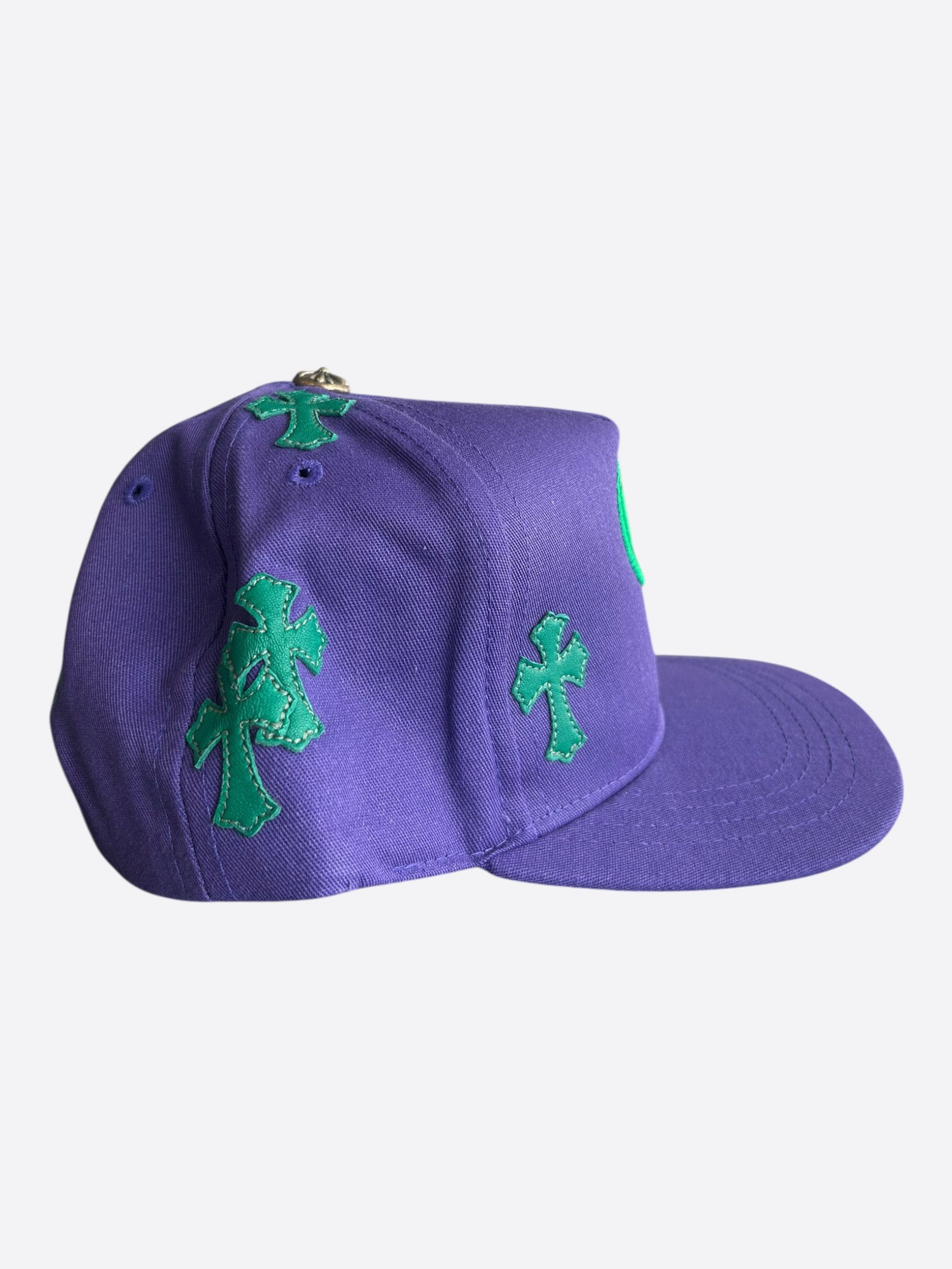 Chrome Hearts Chrome Hearts Purple & Green Cross Patch Hat Size ONE SIZE - 2 Thumbnail