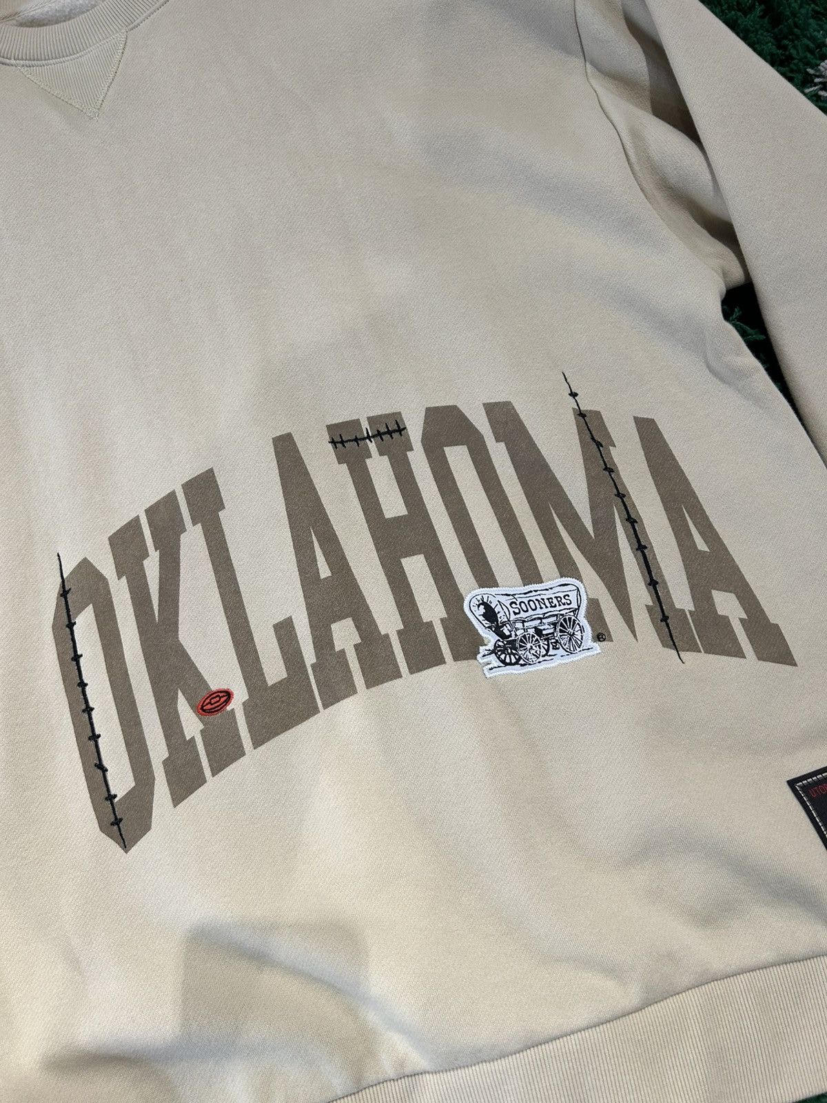 Mitchell & Ness × NCAA × Travis Scott Travis Scott x Mitchell & Ness Oklahoma Sooners Sweatshirt Size US XXL / EU 58 / 5 - 4 Thumbnail