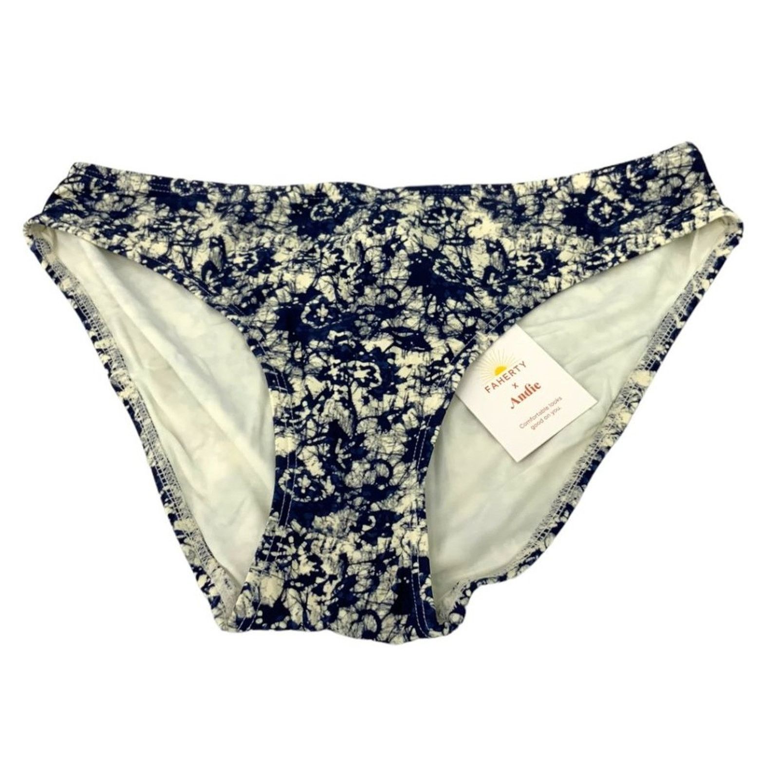 Other Faherty x Andie Bikini Bottom Island Batik Medium NWT $50 Size ONE SIZE - 2 Thumbnail