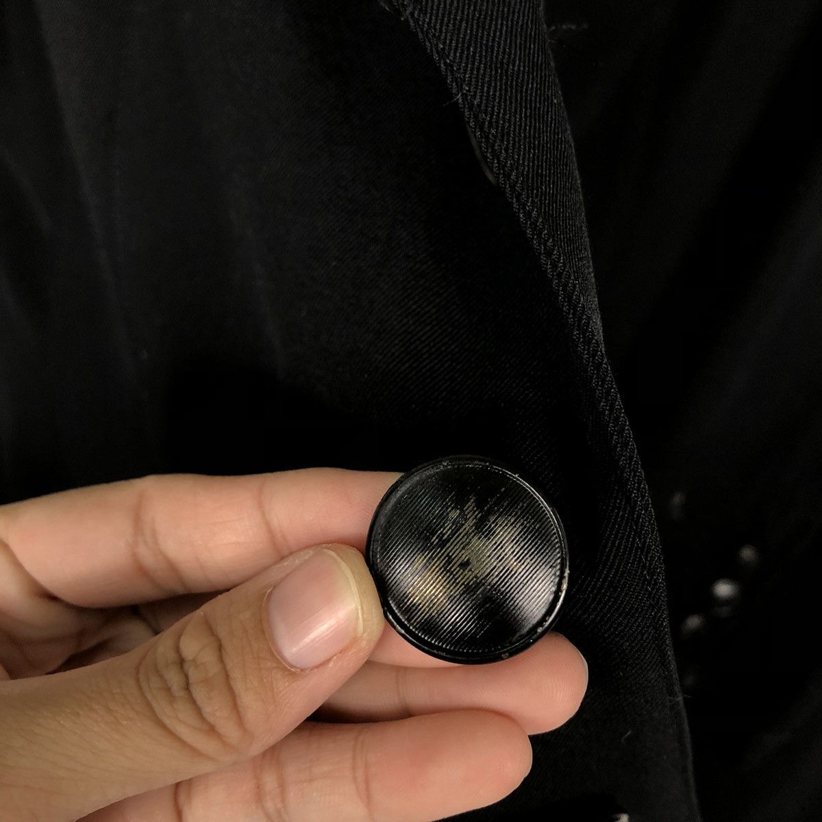 Yohji Yamamoto 🔥Rich Black Bondage Design Asymmetrical Design Cut AT Japan Size US M / EU 48-50 / 2 - 14 Thumbnail