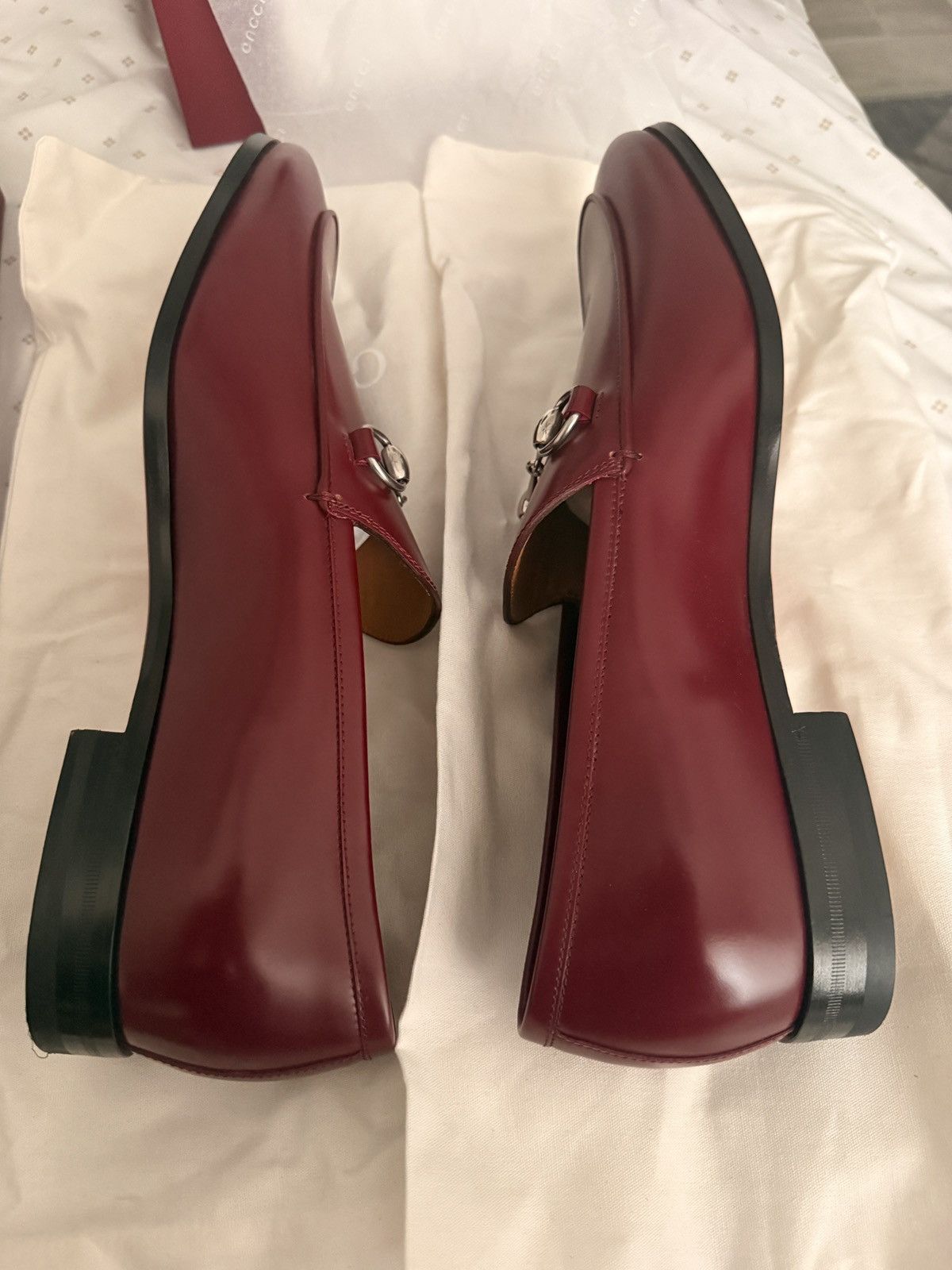 Gucci Moccasin leather oxblood Size US 11.5 / EU 44-45 - 6 Thumbnail