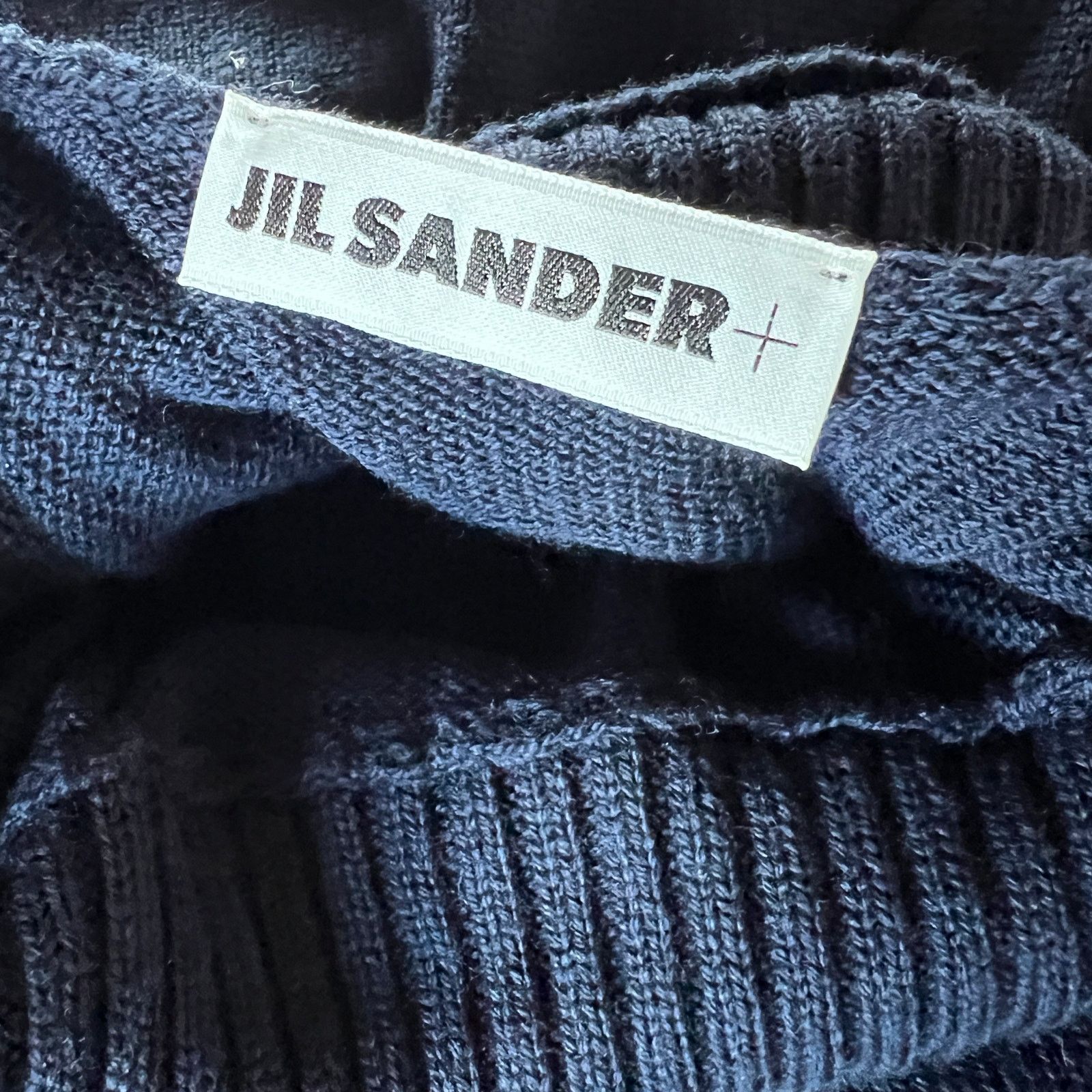 Jil Sander Jil Sander Men's Navy Merino Sweater Italy NWOT Size 56 $950 Size US XL / EU 56 / 4 - 2 Thumbnail