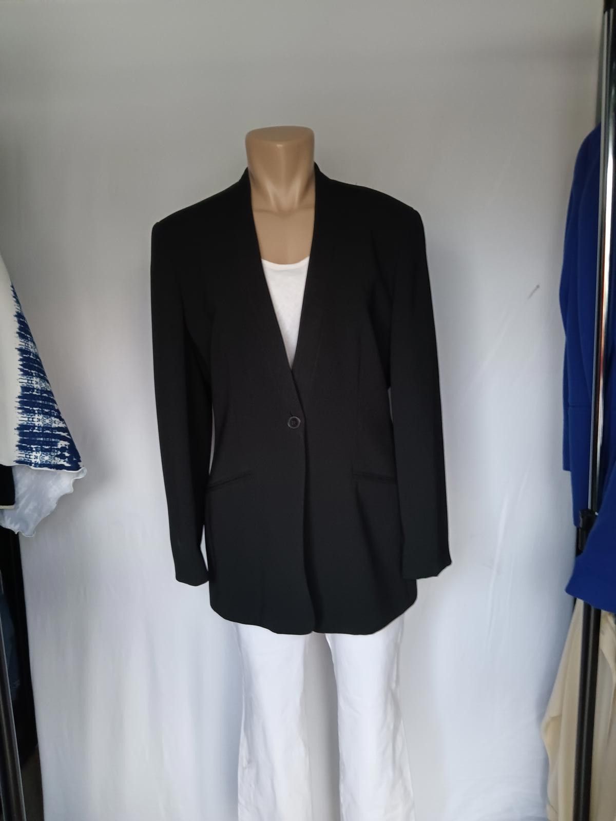 Jones New York Stylish Black Blazer by Jones New York Size L / US 10 / IT 46 - 1 Thumbnail