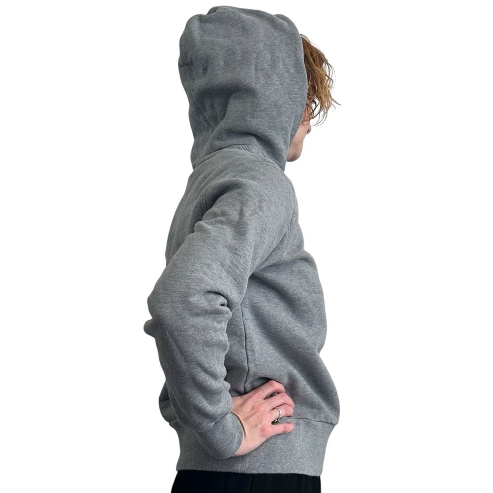 The Row Wren Hoodie XS Gray Melange Soft 100% Cotton Sweatshirt FW17 Size XS / US 0-2 / IT 36-38 - 4 Thumbnail