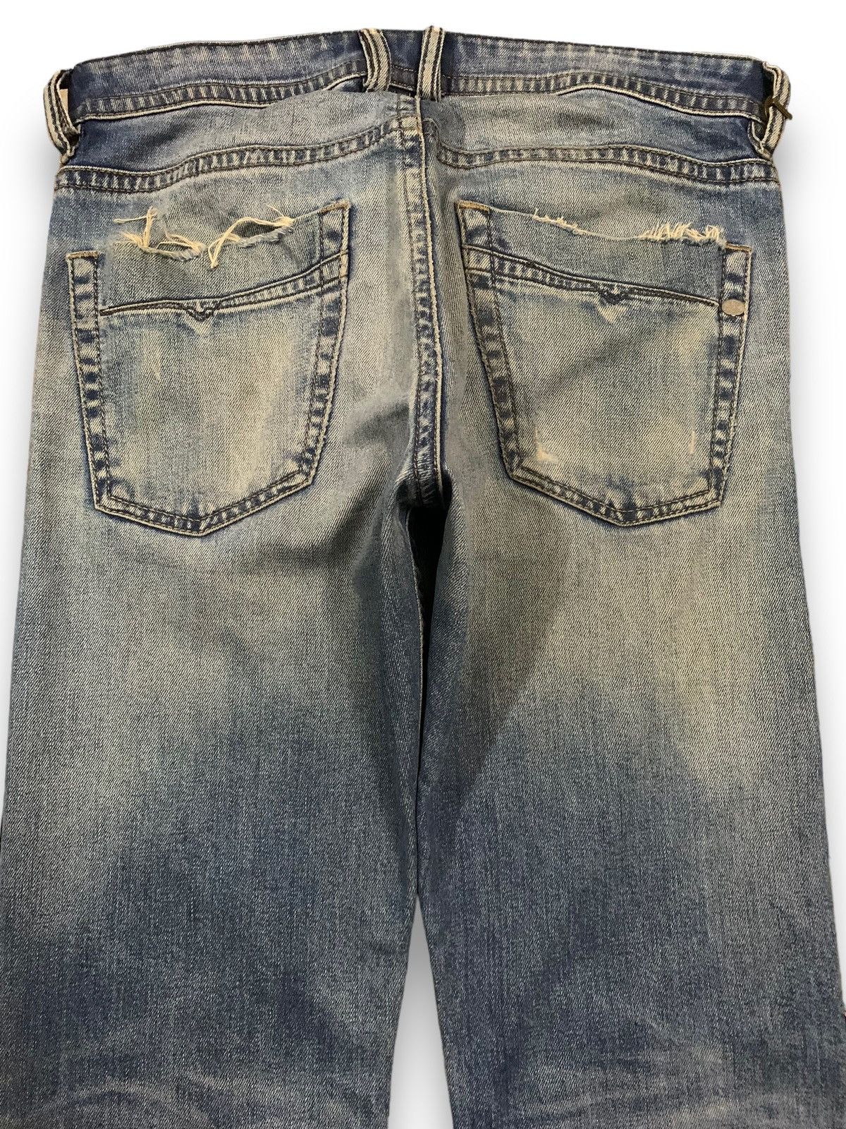 Diesel Diesel Industry Akee Mud Wash Distressed Grunge Jeans Size US 32 / EU 48 - 11 Thumbnail