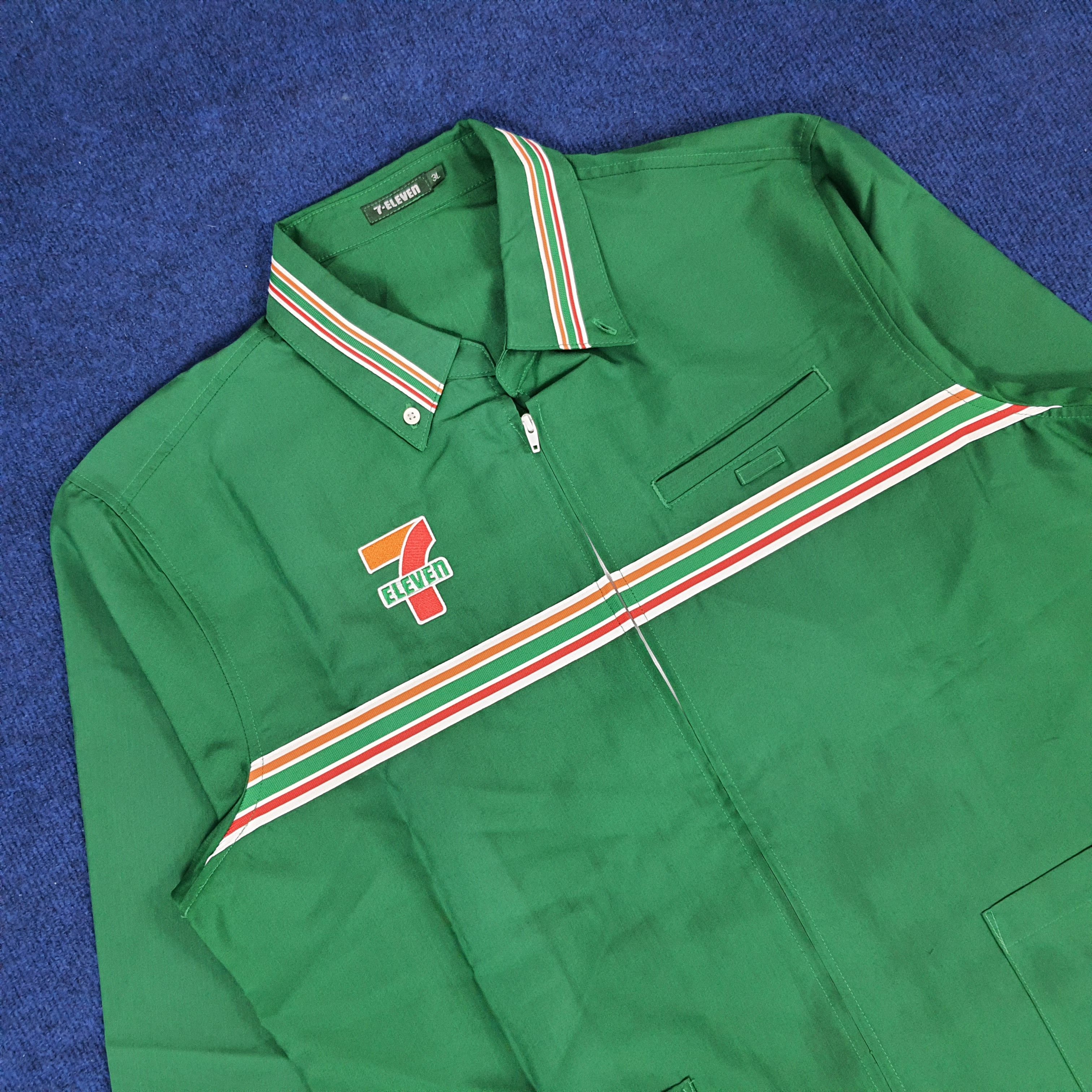 Japanese Brand × Vintage Vintage 7 Eleven Japan Edition Staff Uniform Jacket Size US L / EU 52-54 / 3 - 2 Thumbnail
