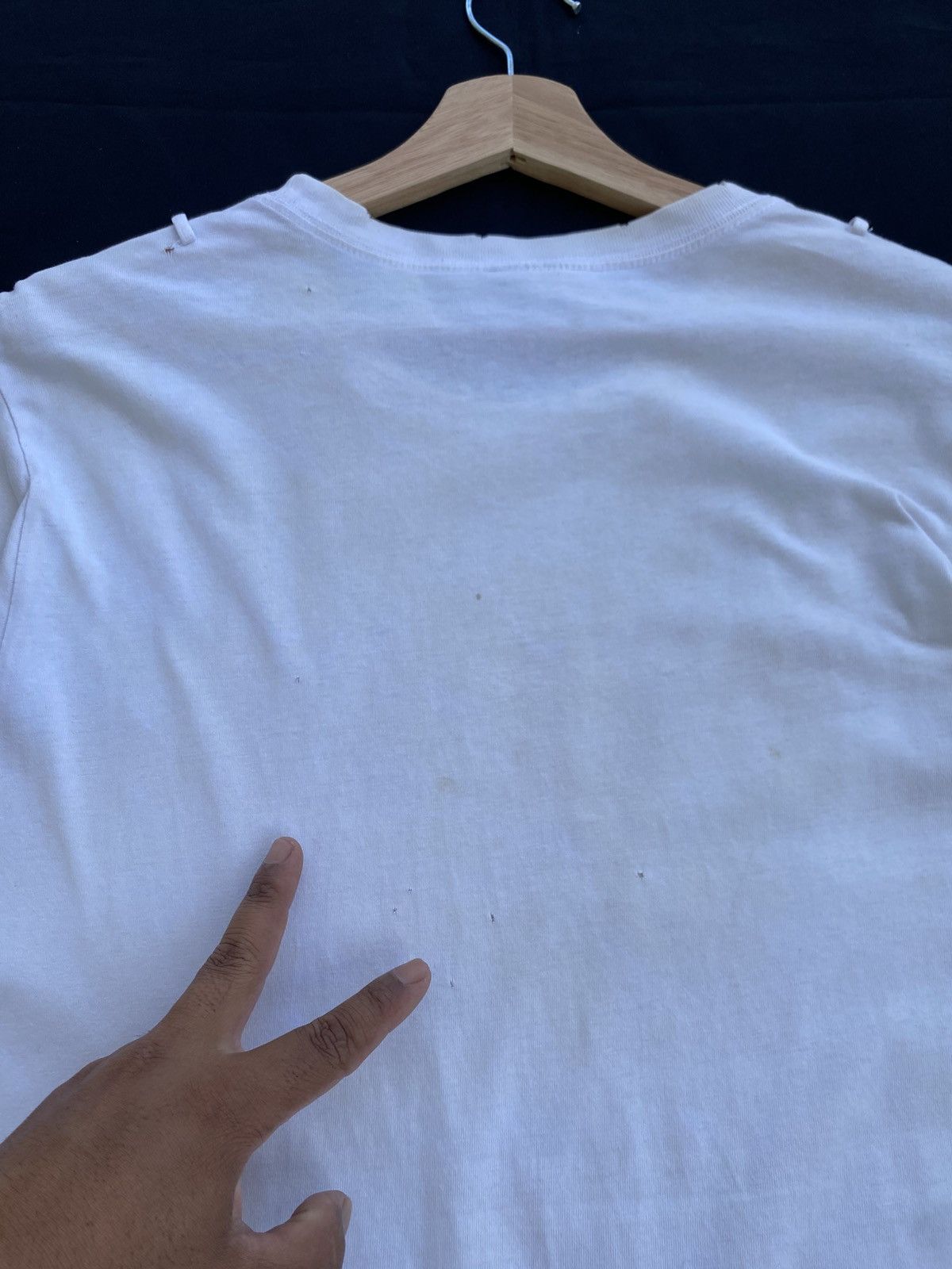 Japanese Brand Rare "What The Hell" Inspired by Number (N)ine Tshirt Size US L / EU 52-54 / 3 - 19 Thumbnail