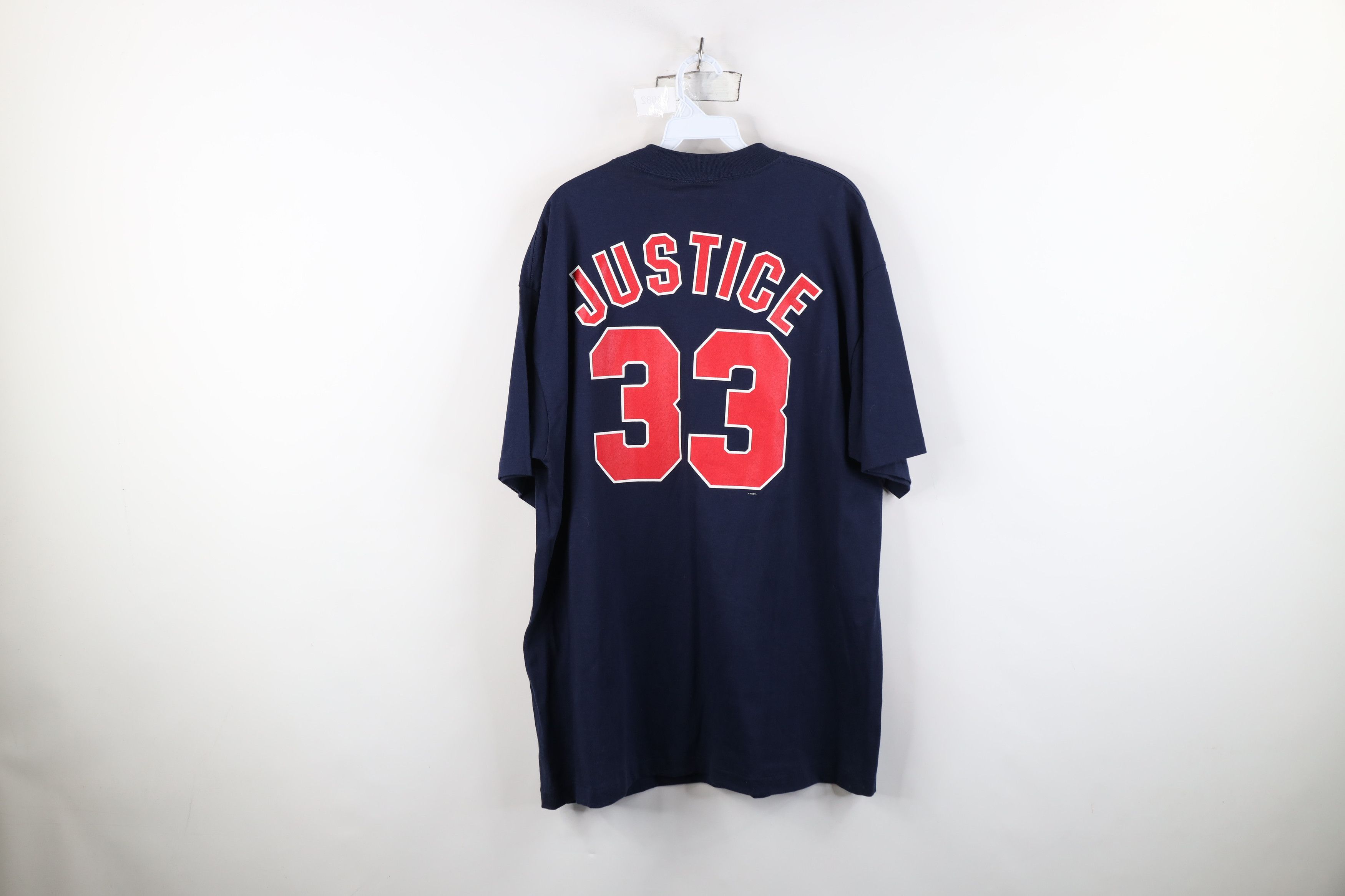 Vintage Vintage 90s Cleveland Indians Baseball Jersey T-Shirt USA Size US XL / EU 56 / 4 - 12 Thumbnail