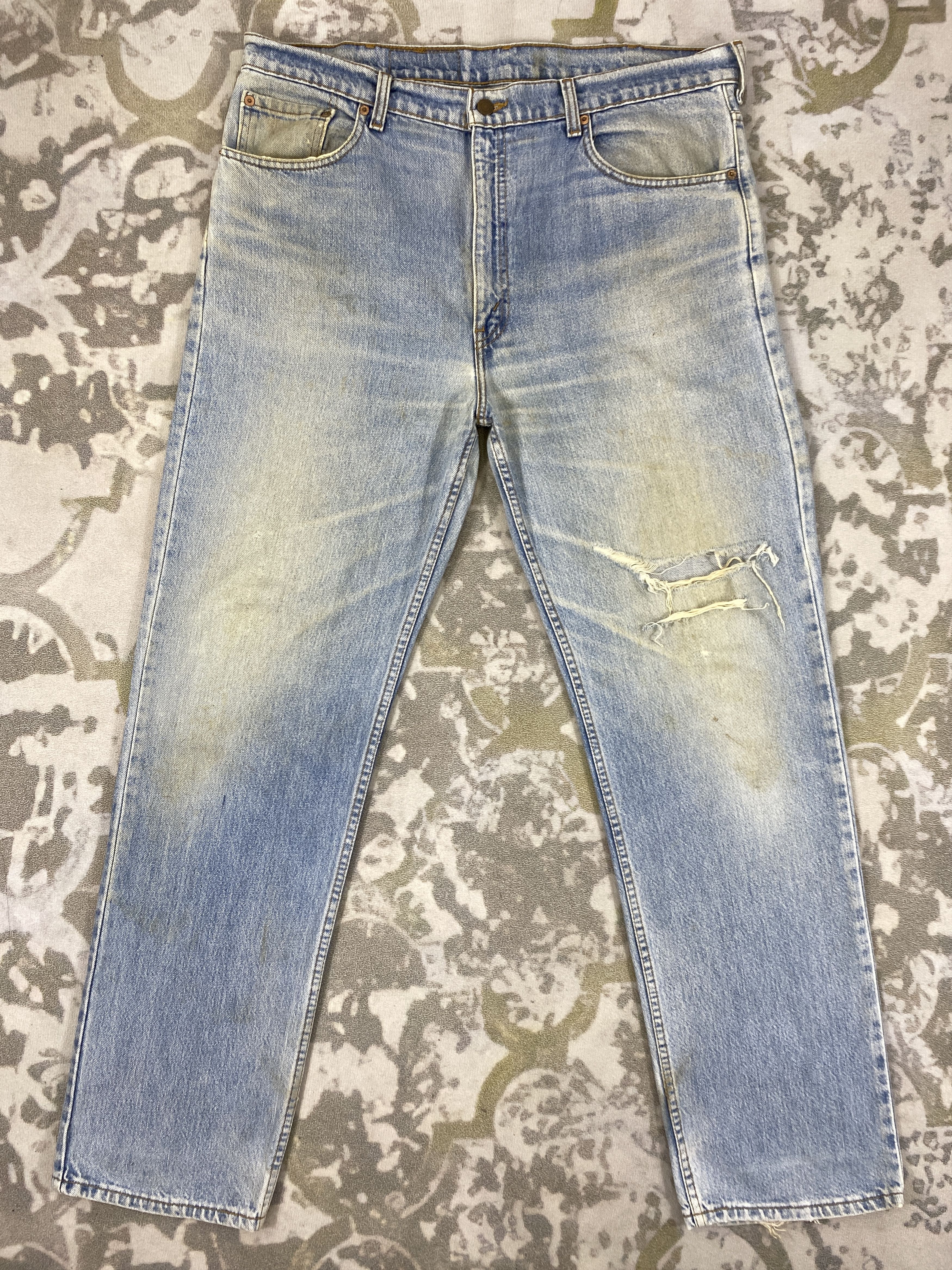 image of Distressed Denim x Levis Light Wash Vintage Levi's 516 Jeans 40X33 Denim -Jn1451, Men's