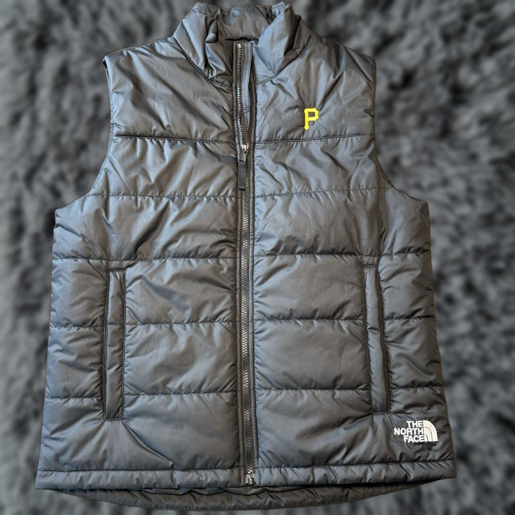 The North Face The North Face Puffer Vest Mens Medium Black Zip Pockets Pittsburgh Pirates MLB Size US M / EU 48-50 / 2 - 1 Thumbnail
